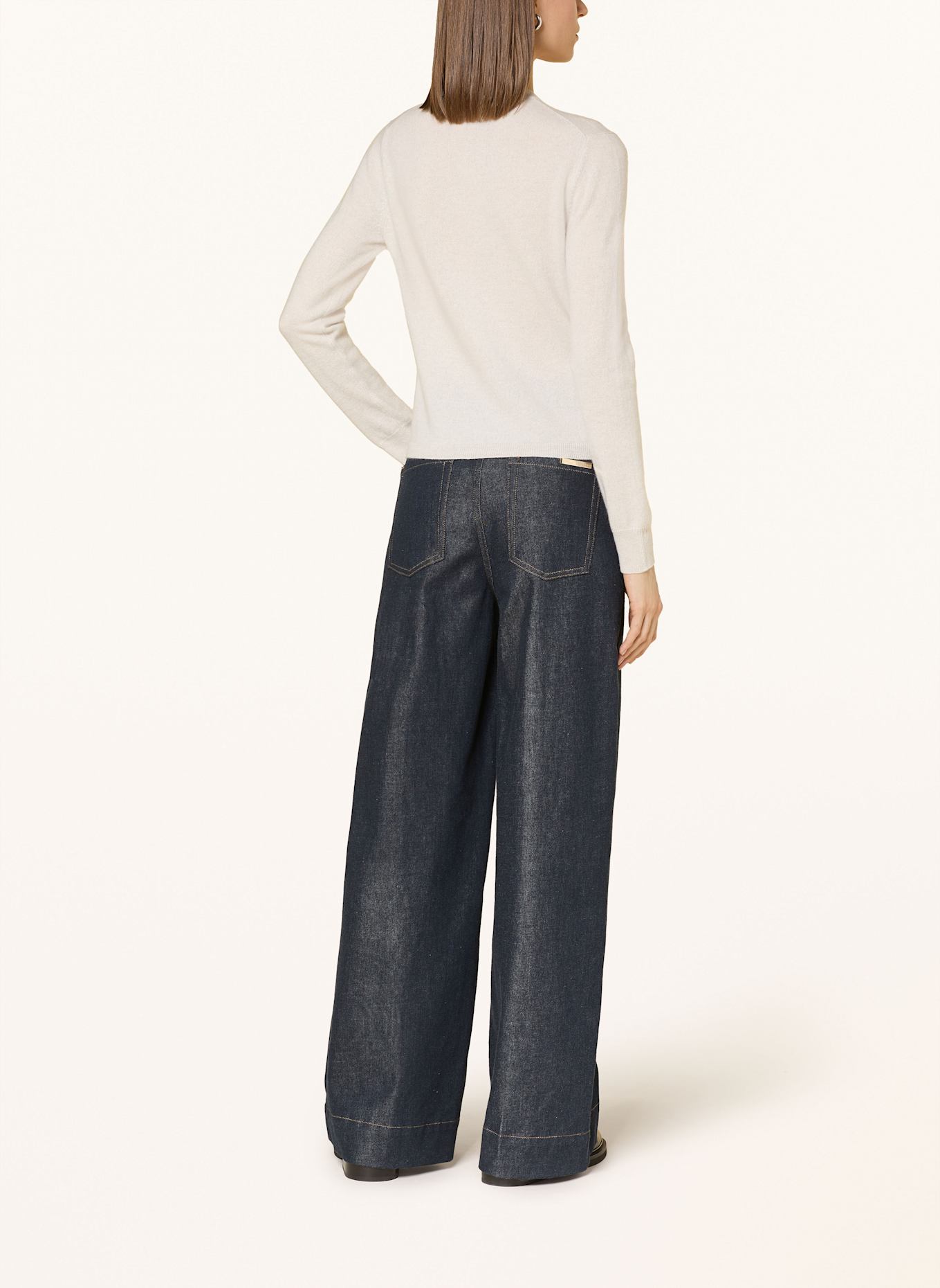 HERZEN'S ANGELEGENHEIT Kardigan z kaszmiru: JASNOCZARY