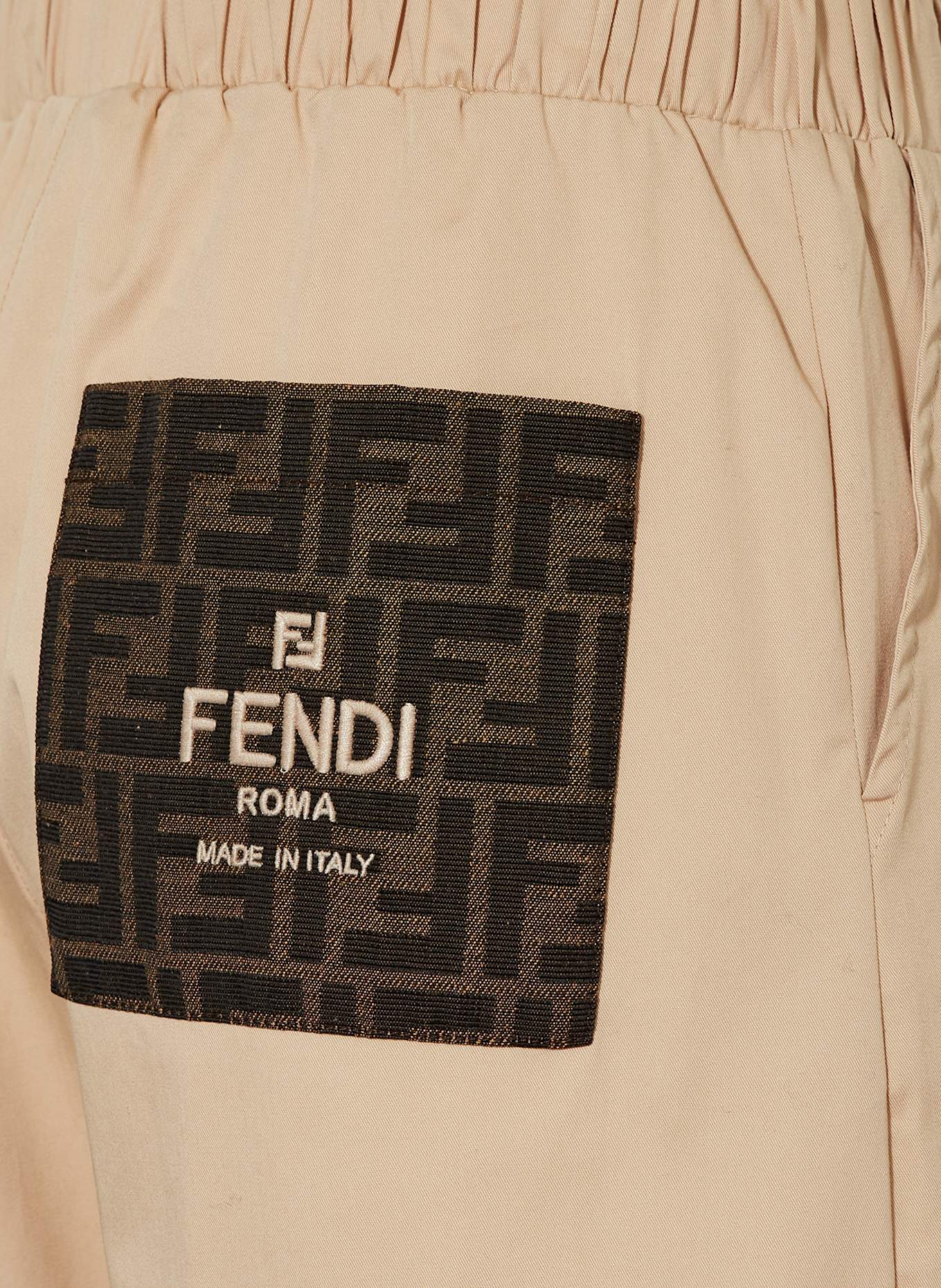 FENDI Hose: BEIGE/ CREME