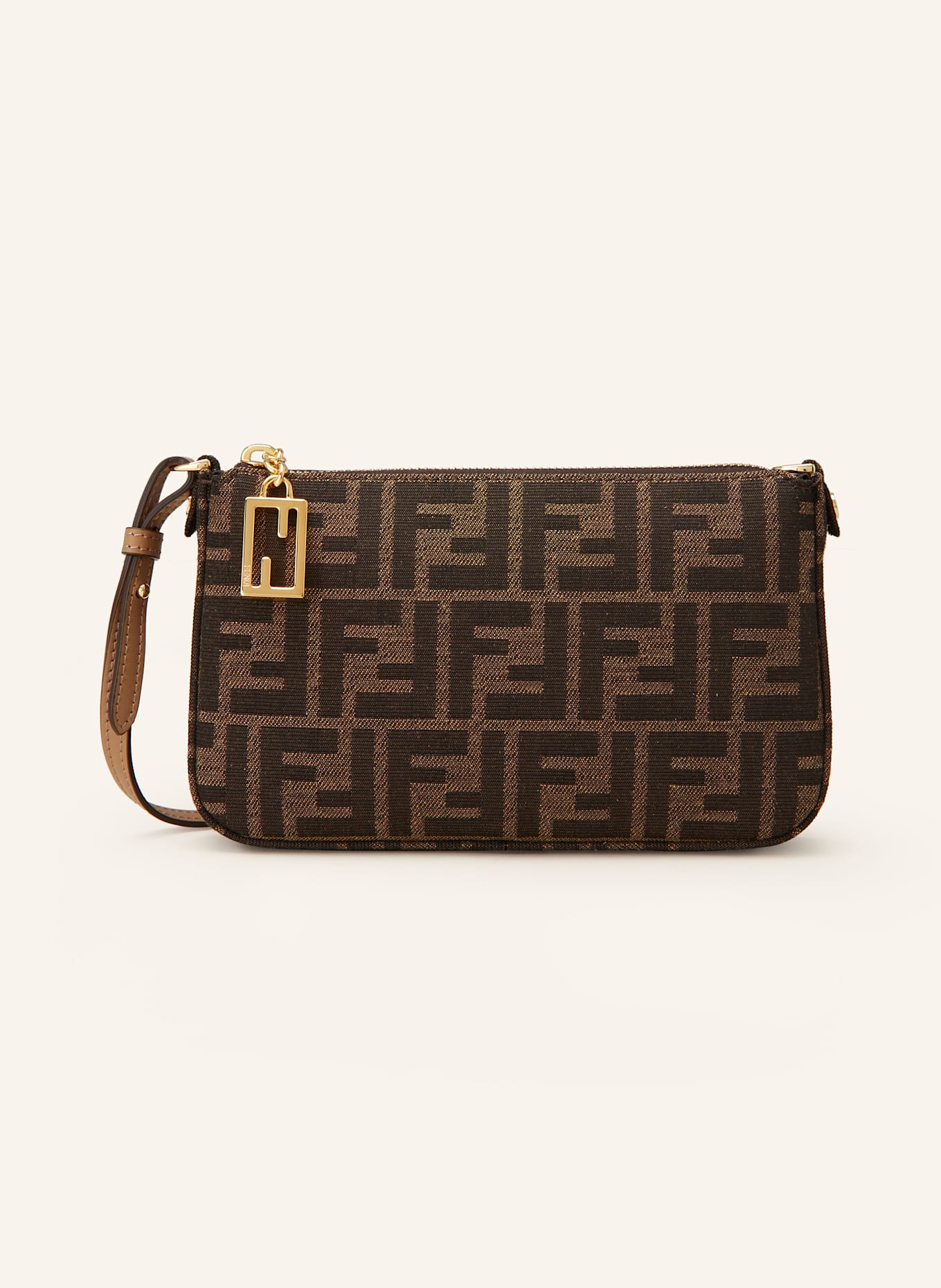FENDI Umhängetasche BAGUETTE: DUNKELBRAUN