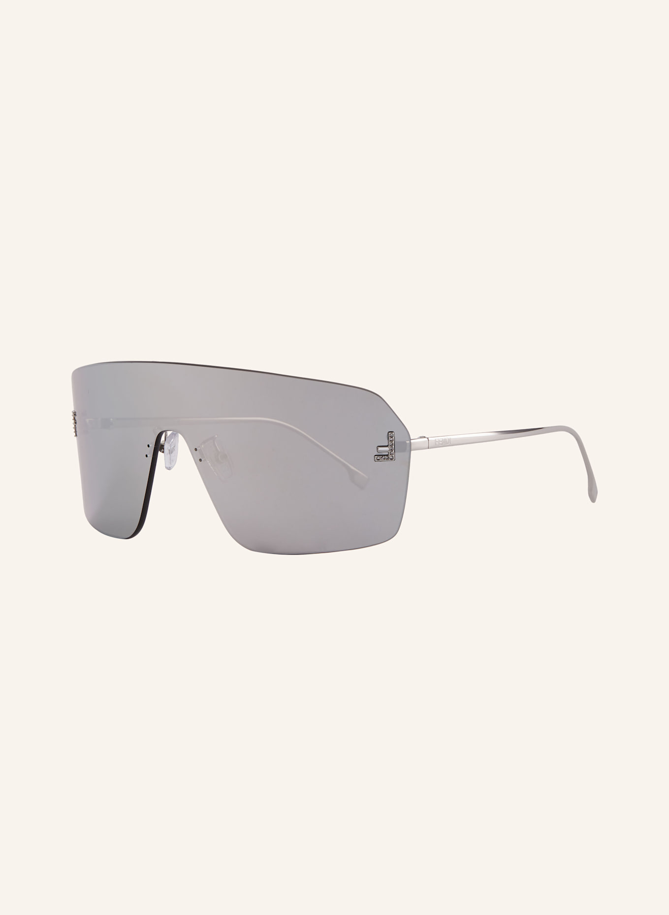 FENDI Sunglasses FN000743 FIRST CRYSTAL: 2600L1 - GRAY/ GRAY
