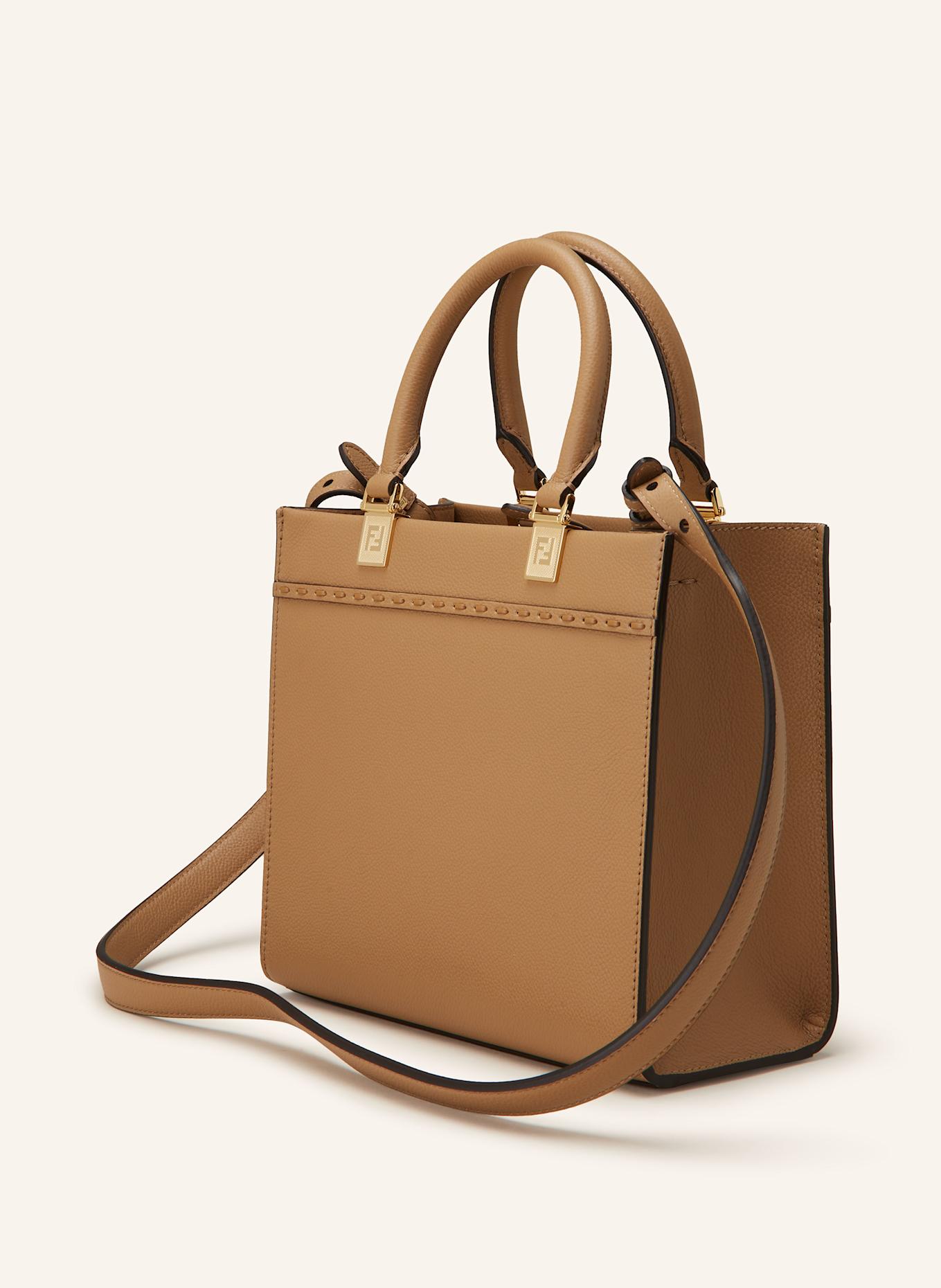 FENDI Handtasche SUNSHINE SMALL: CAMEL