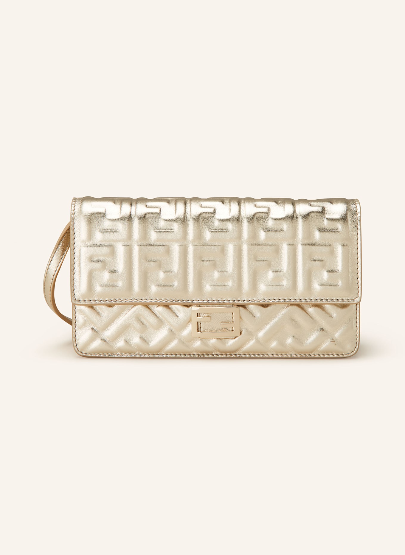 Gold fendi bag hot sale