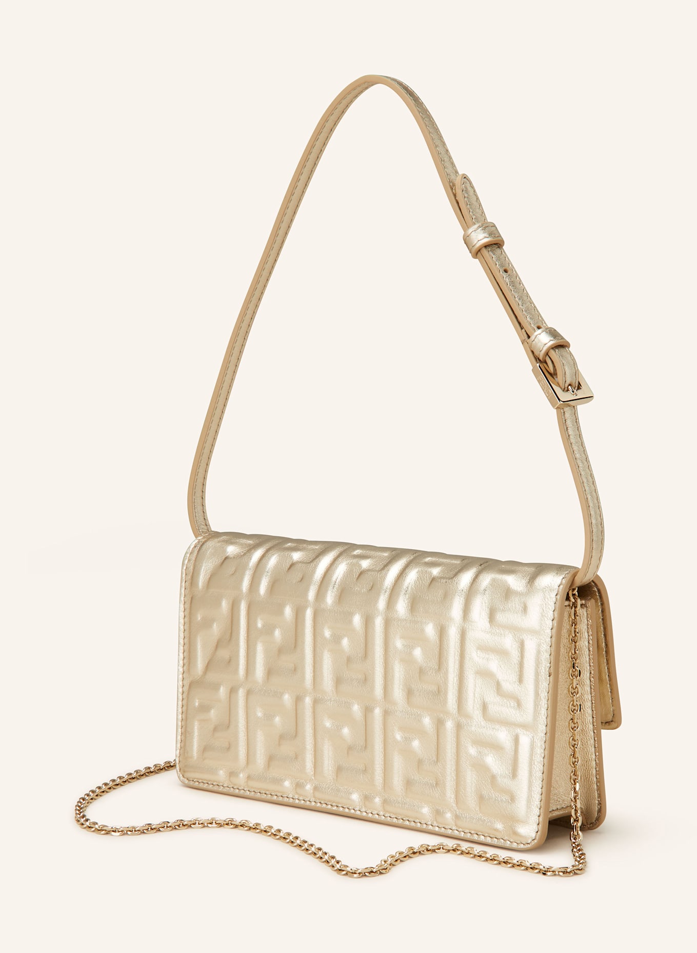 FENDI Geldborse BAGUETTE zum Umhangen in gold
