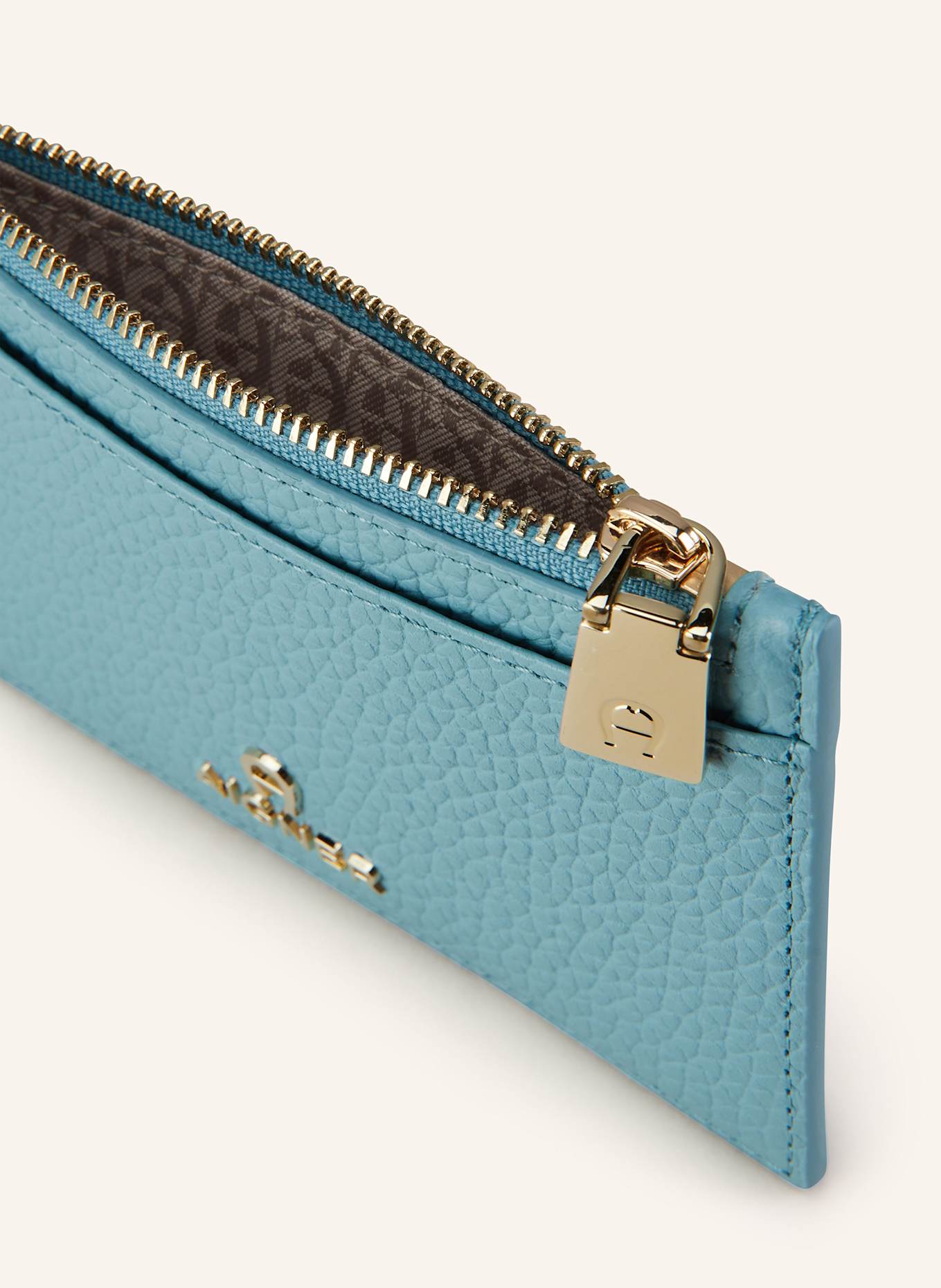 AIGNER Etui na karty IVY z kieszenią na monety: TURKUSOWY
