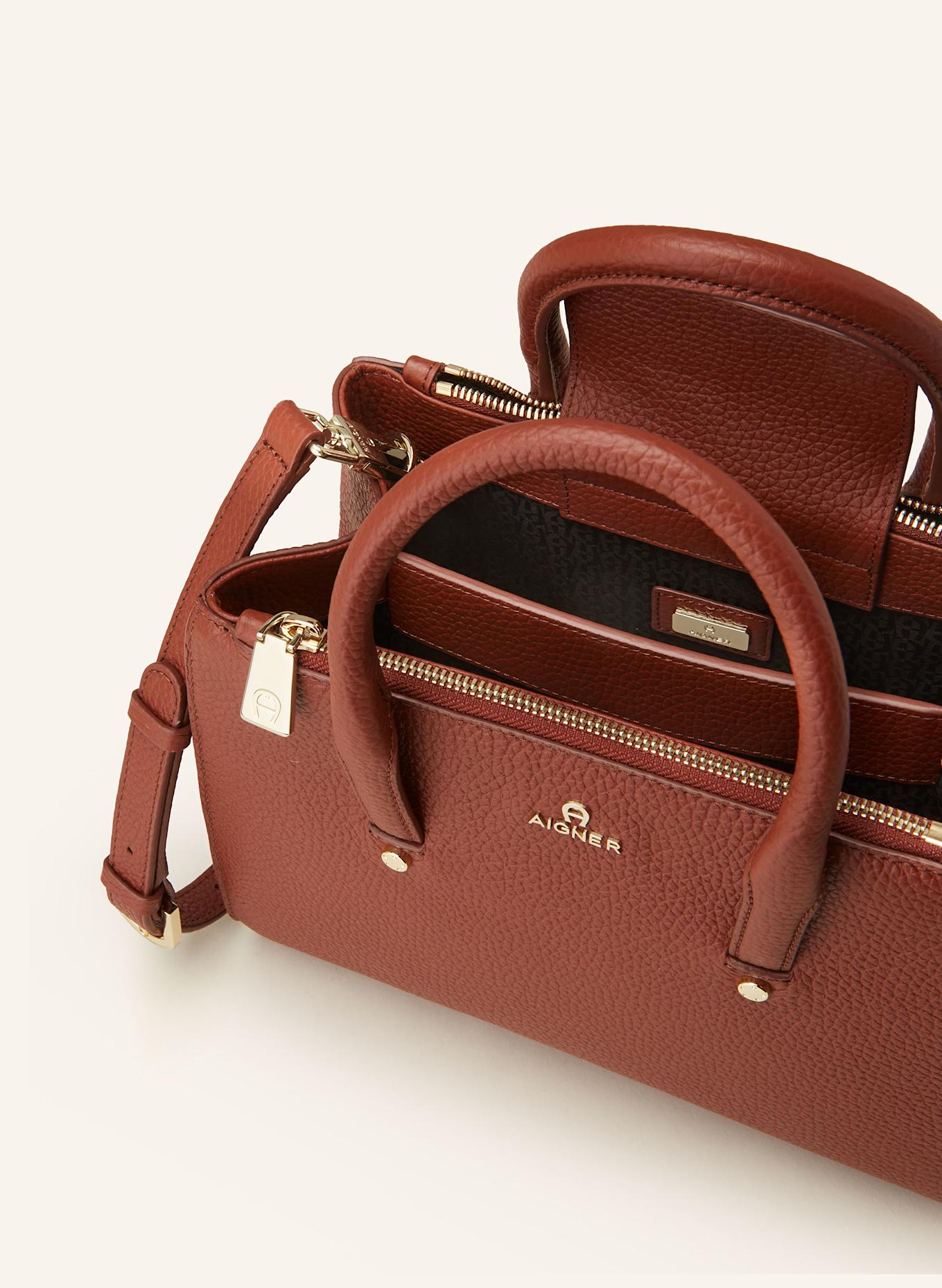 Aigner Ivy Aigner Tasche Braun Logo Aigner Ivy Aigner Tasche Braun