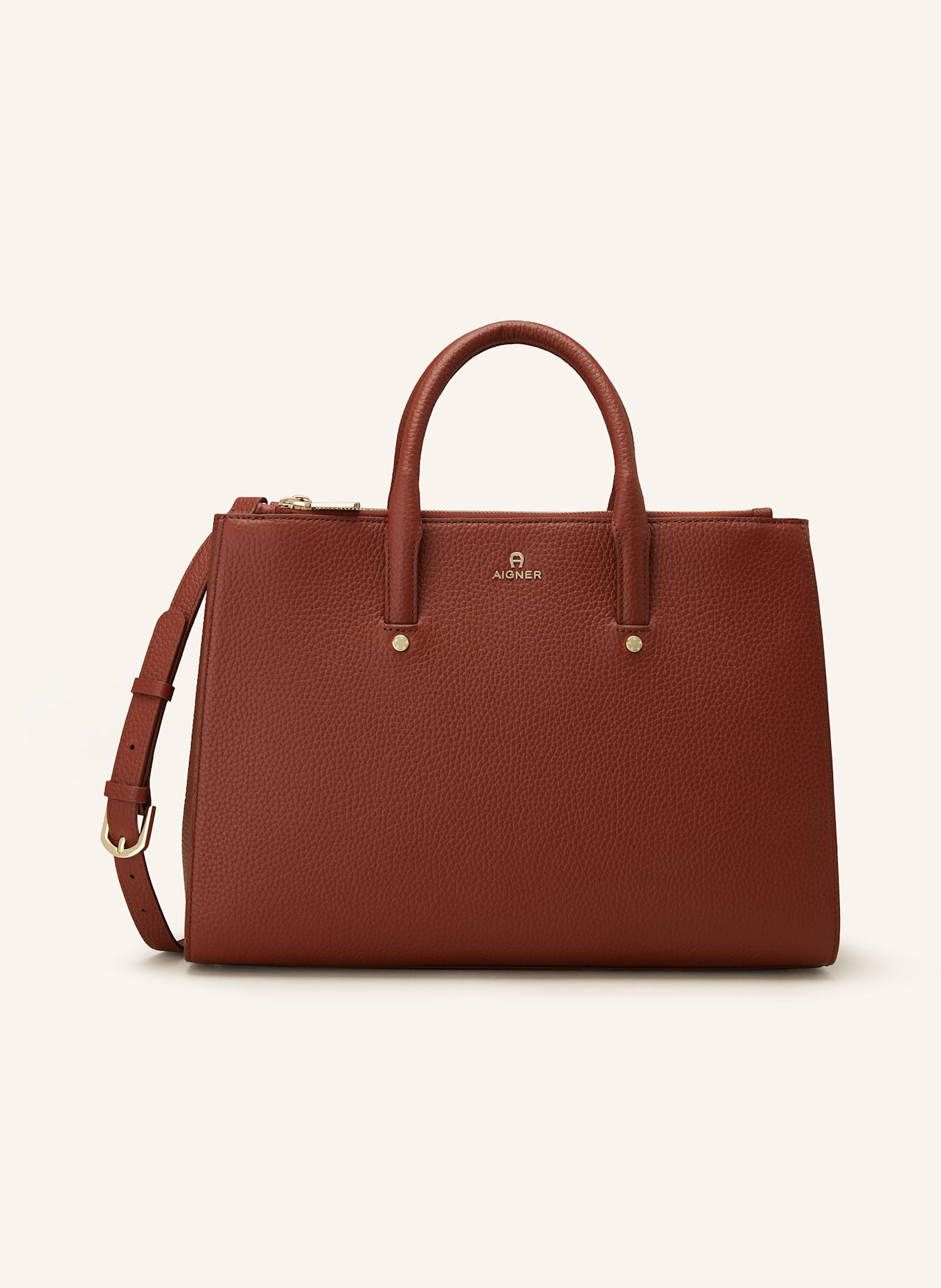AIGNER Handtasche IVY LARGE: BRAUN