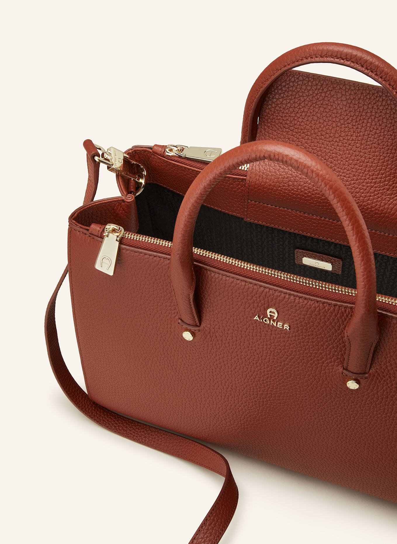 AIGNER Handtasche IVY LARGE: BRAUN