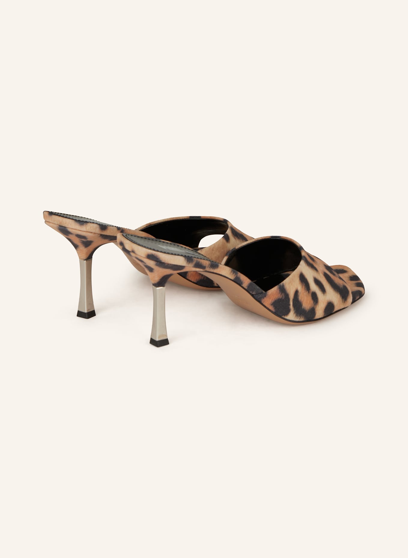 PARIS TEXAS Mules LORENA 75 in light brown/ black