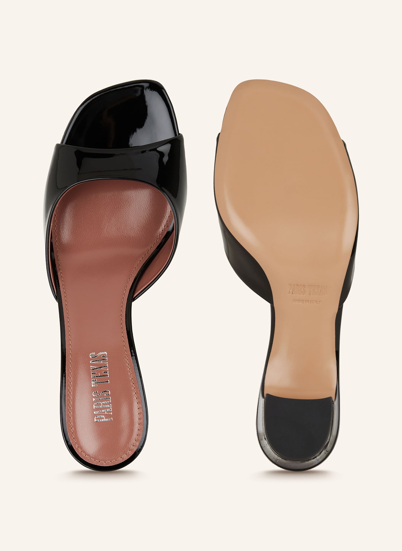 PARIS TEXAS Mules LARA in black