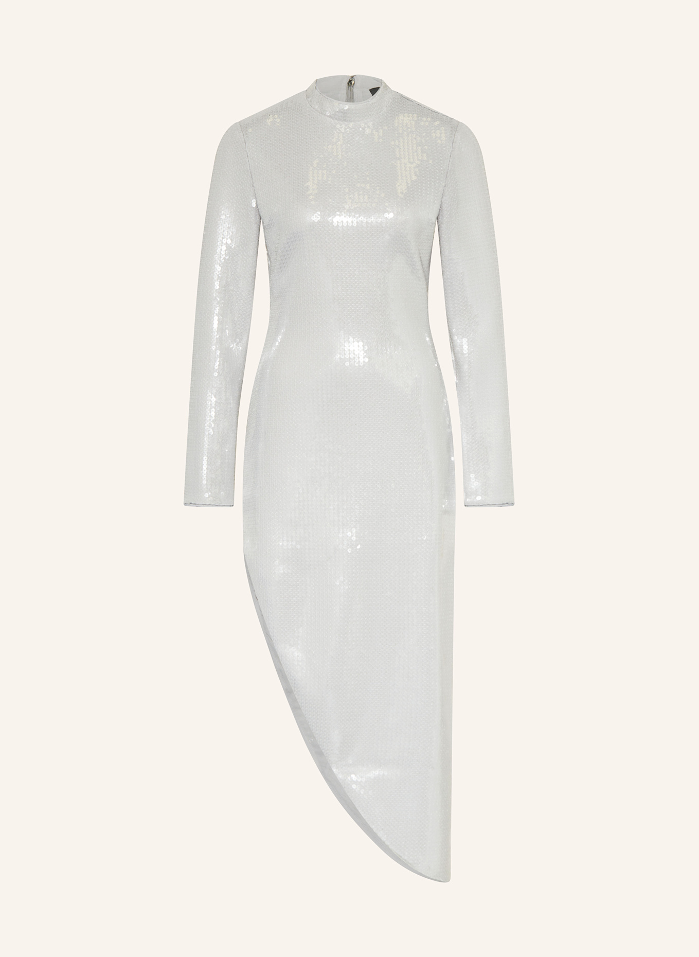 ROTATE Sukienka z cekinami: JASNOCZARY