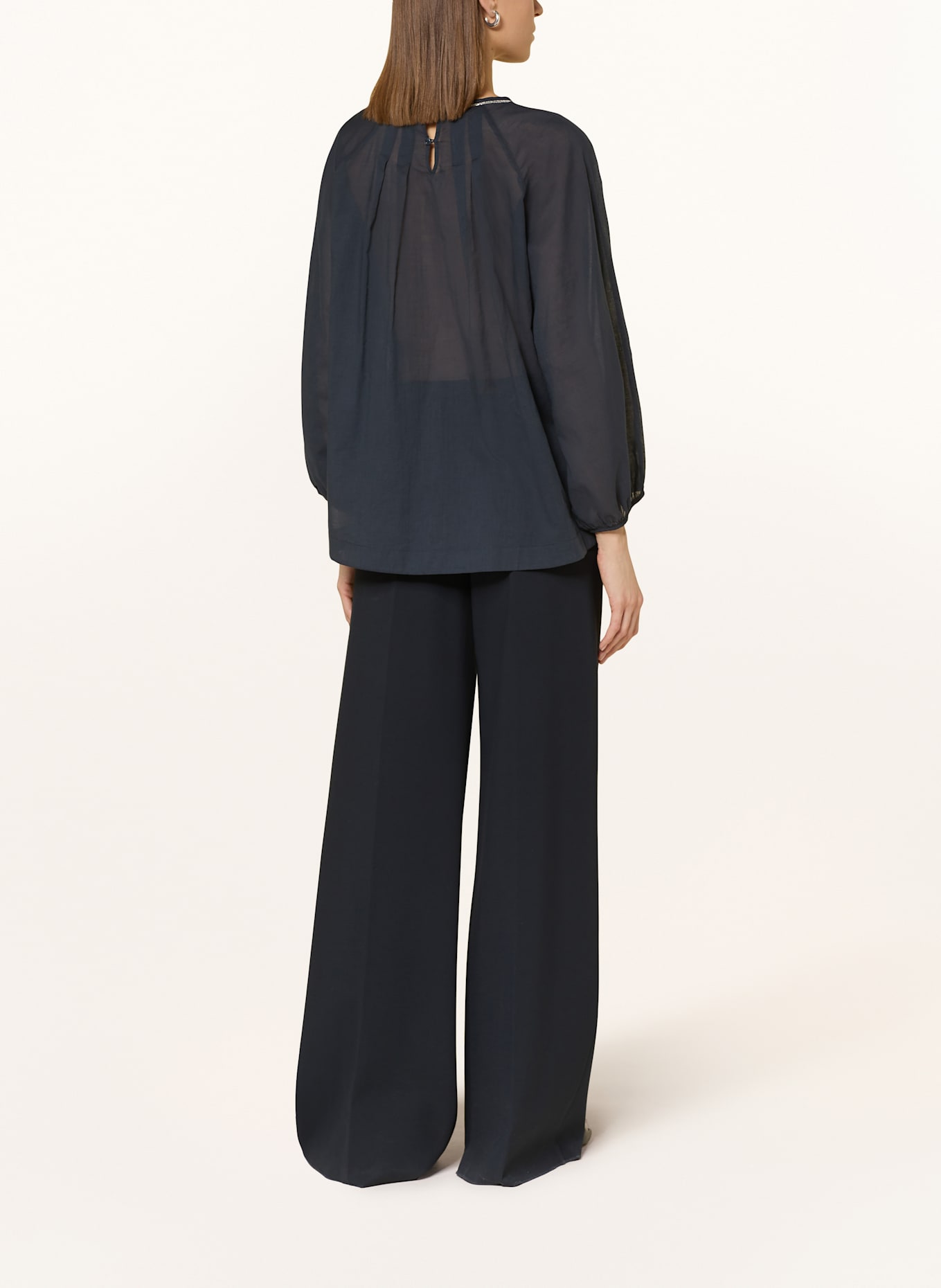 PESERICO Halenka s ozdobnými kamínky: TMAVĚ MODRÁ