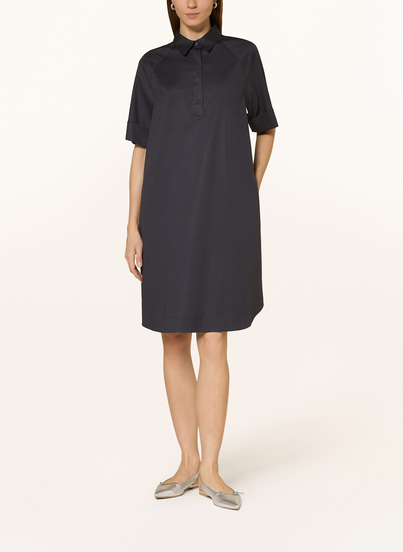 DOROTHEE SCHUMACHER Hemdbluse Mit Schmucksteinen In Hellgrau