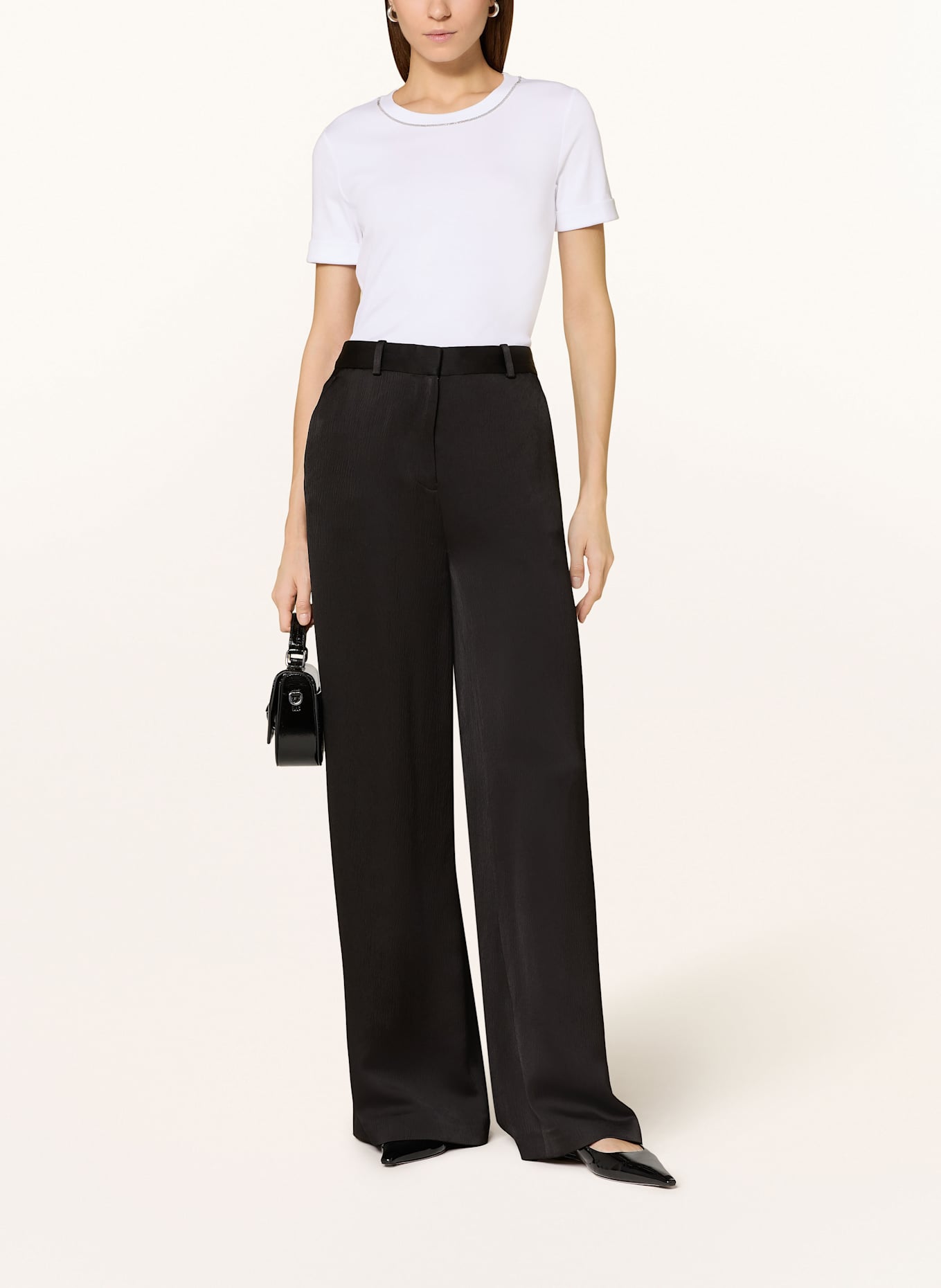 PESERICO Tričko s ozdobnými kamínky, Barva: BÍLÁ (Obrázek 2)