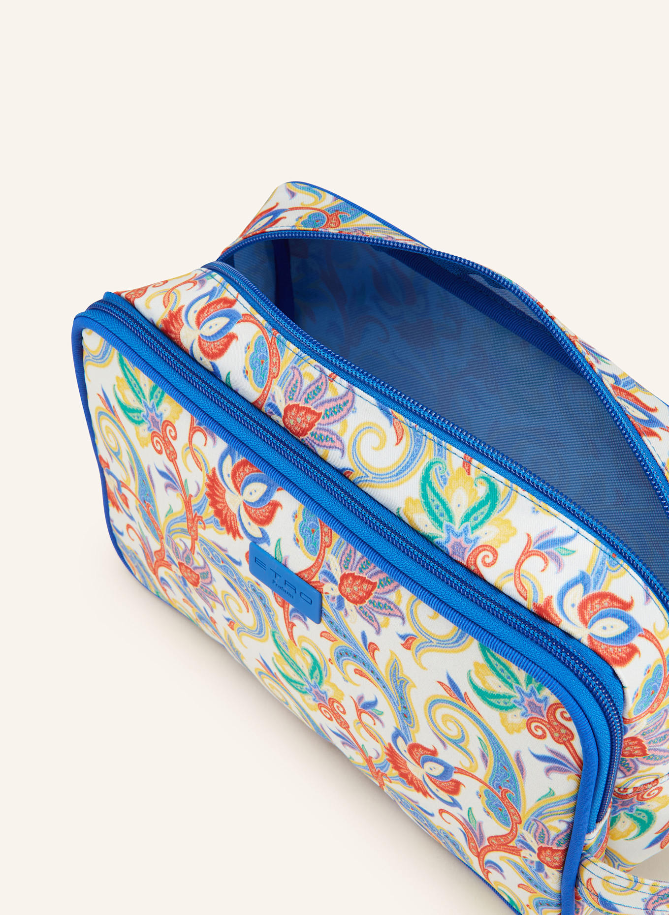 ETRO Toiletry bag in blue white green