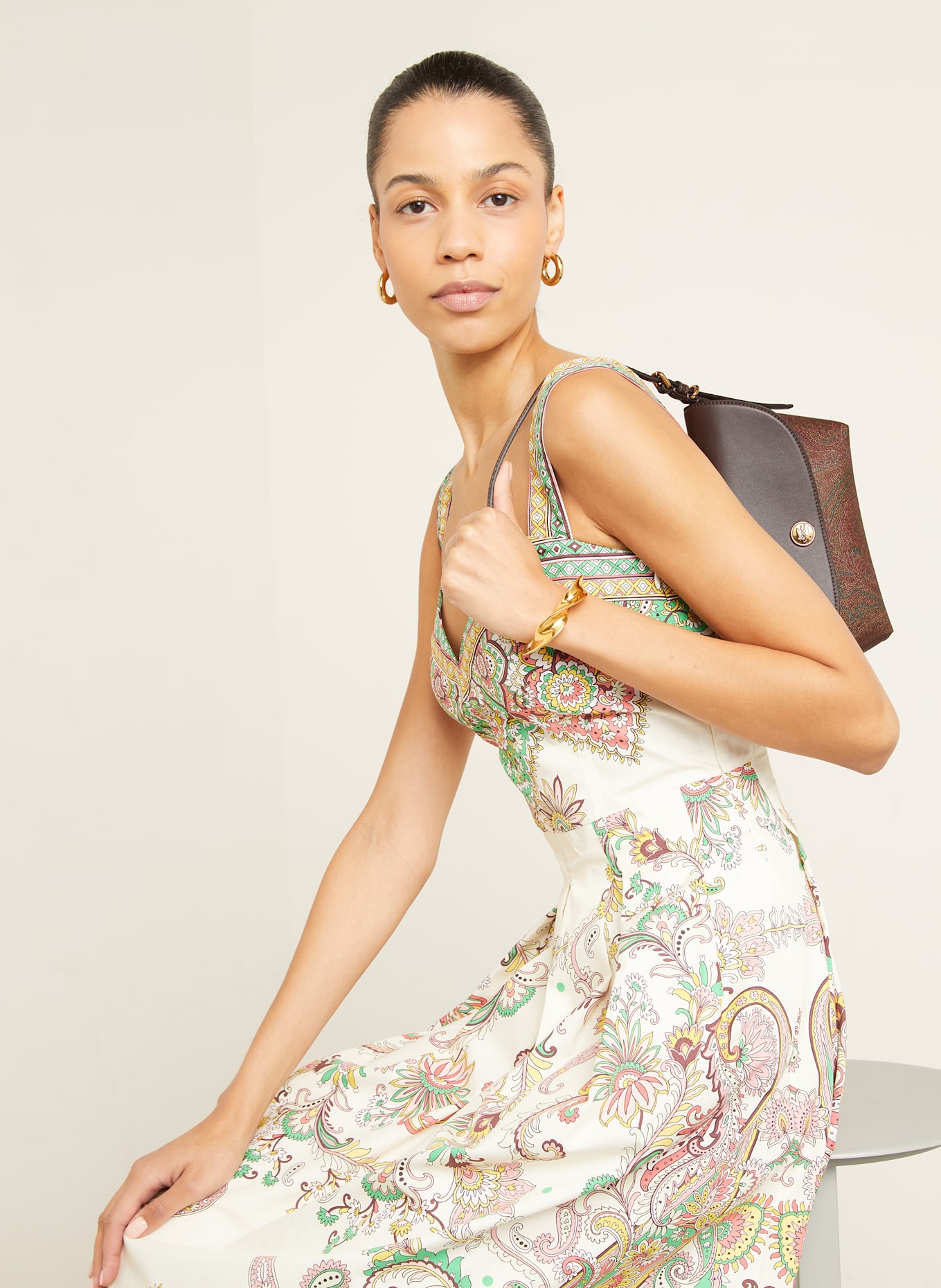 ETRO Torebka: CIEMNOBRĄZOWY / CIEMNOCZERWONY