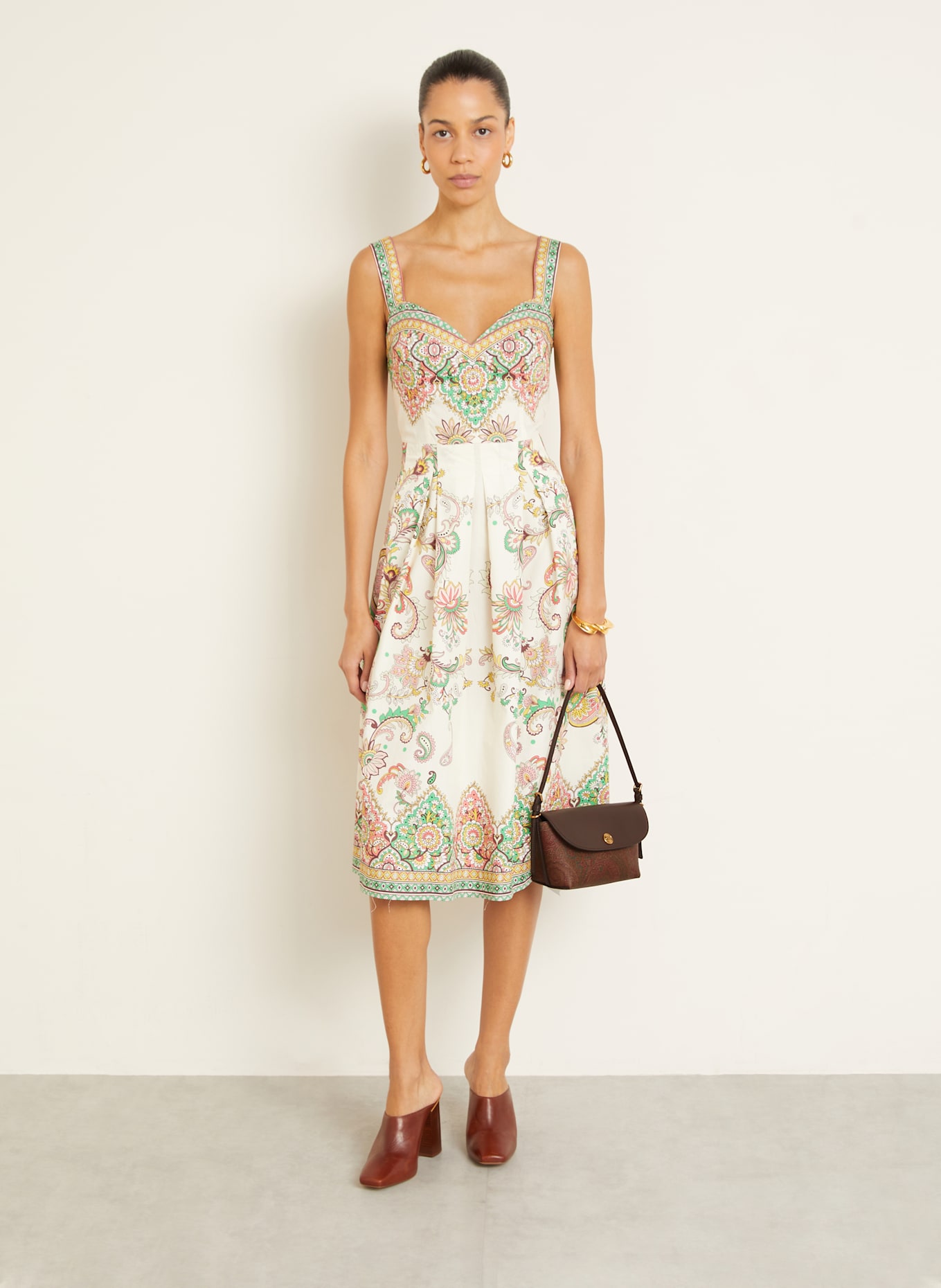 ETRO Torebka: CIEMNOBRĄZOWY / CIEMNOCZERWONY