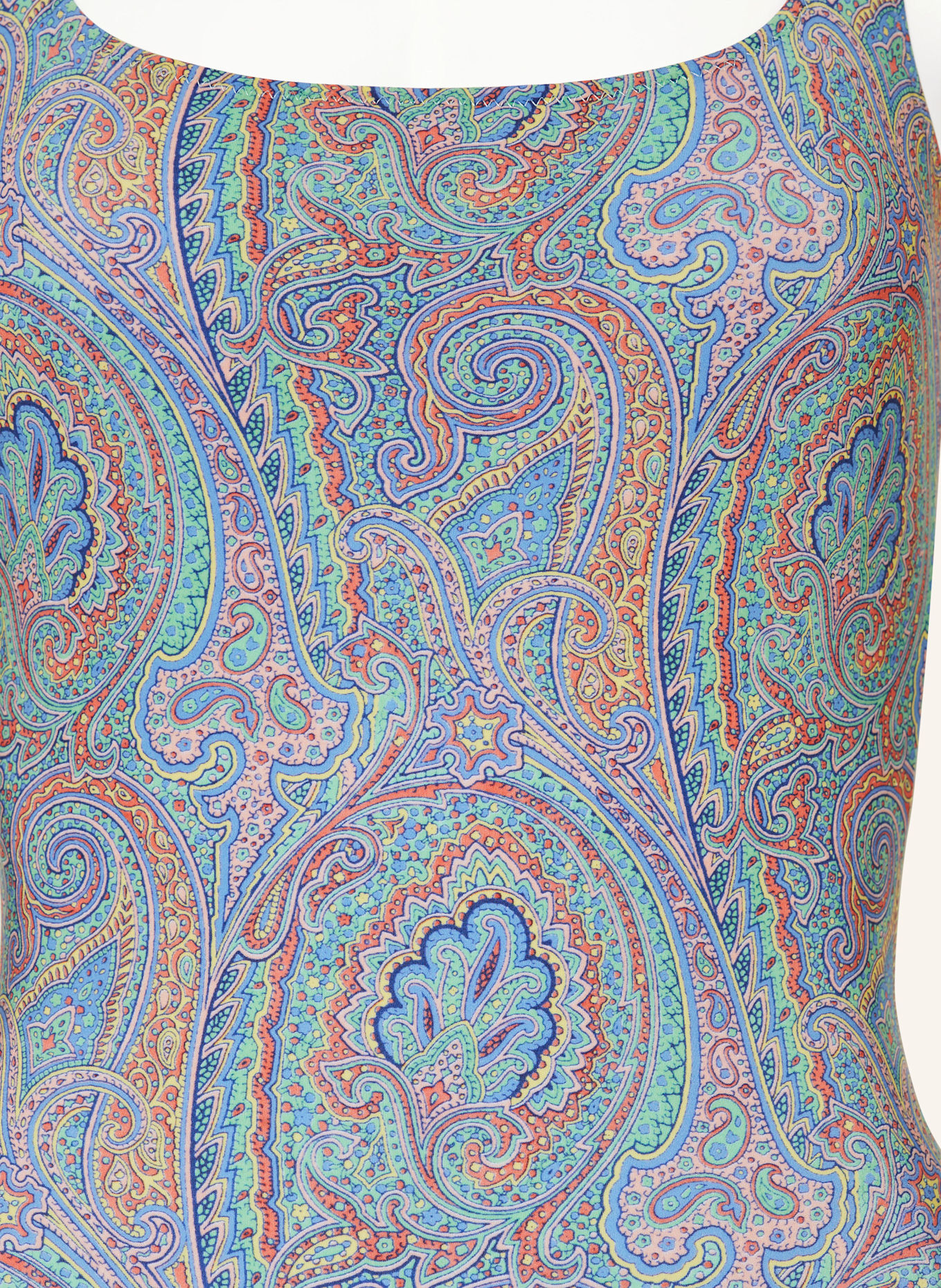 ETRO Badeanzug: BLAU / GRÜN / ORANGE