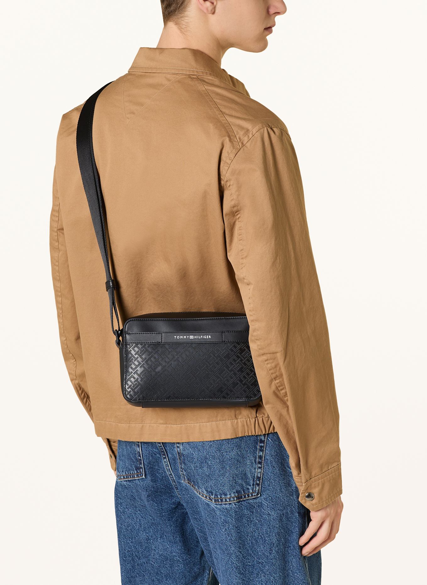 tommy logo HILFIGER Crossbody bag, Color: BLACK (Image 4)