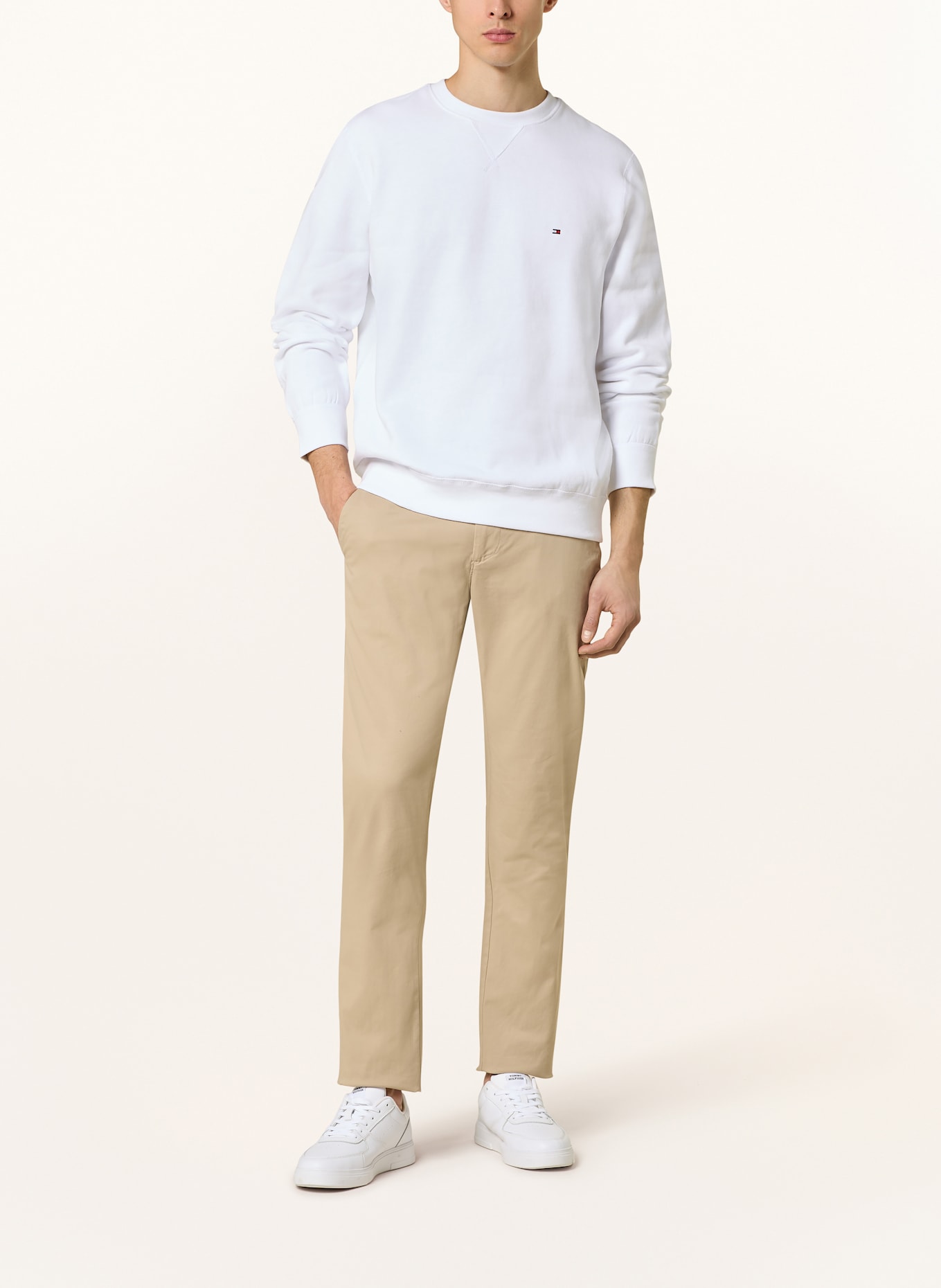 TOMMY HILFIGER Sweatshirt: WHITE