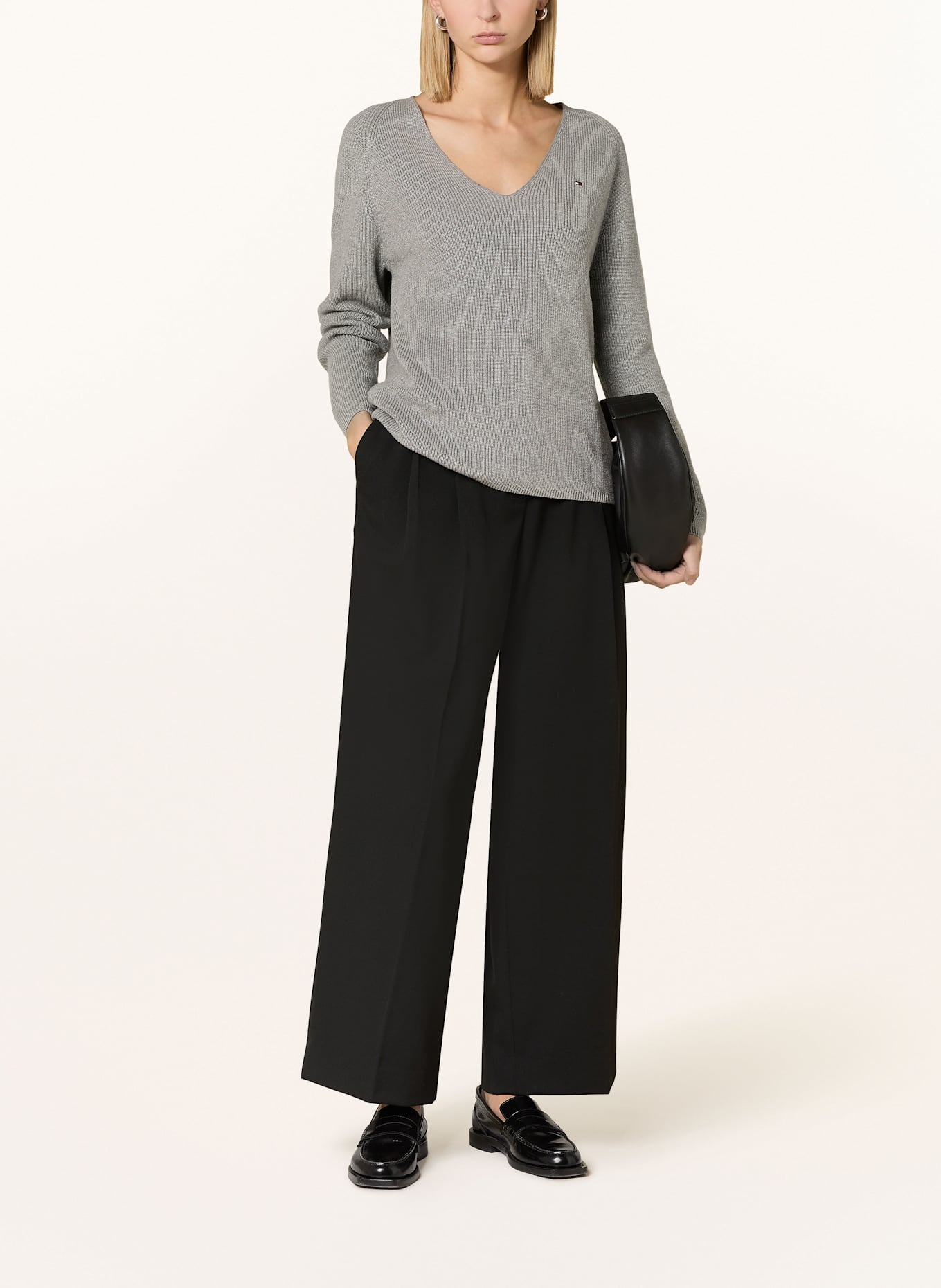 TOMMY HILFIGER Pullover: GRAU