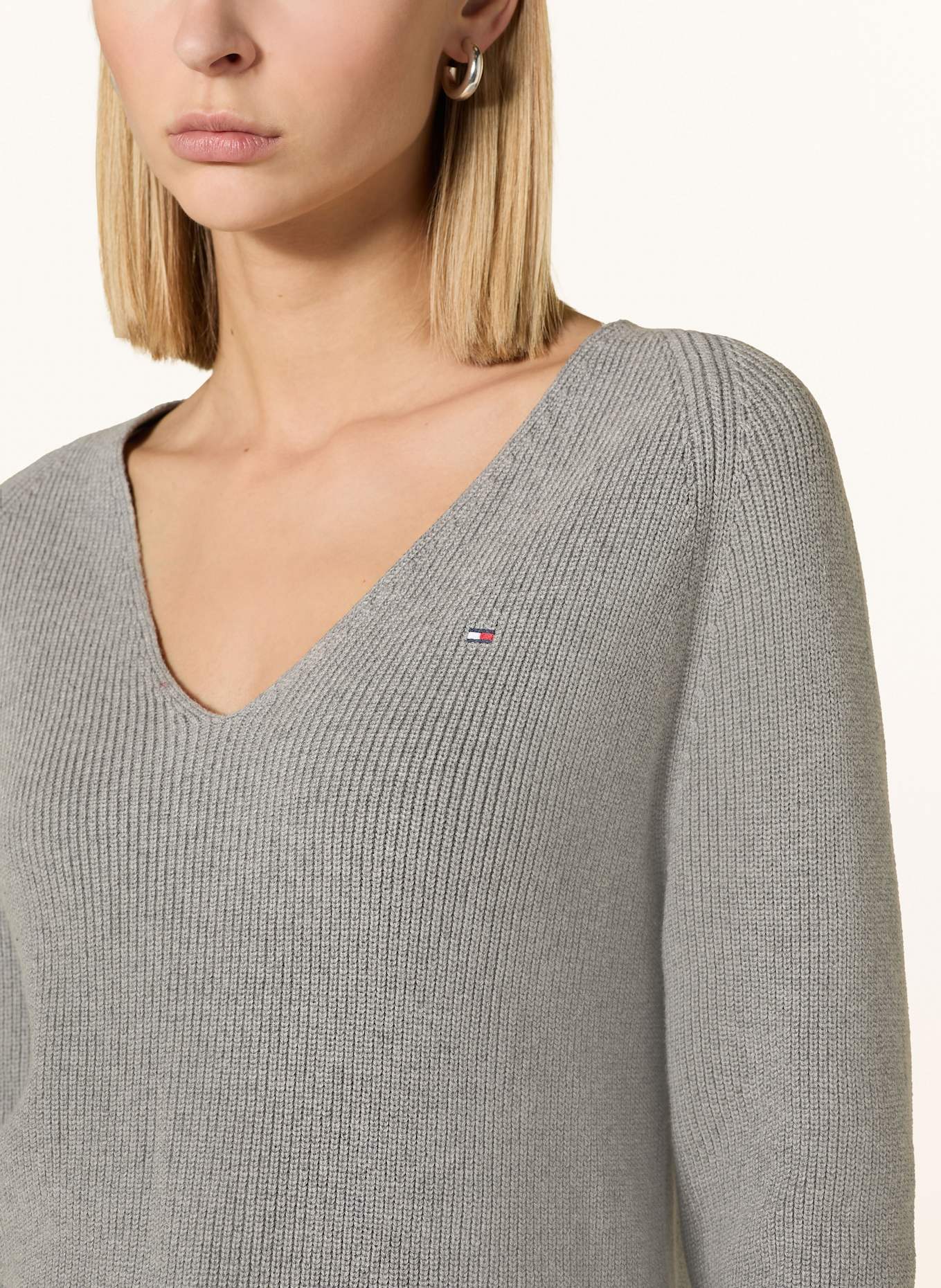 TOMMY HILFIGER Pullover: GRAU