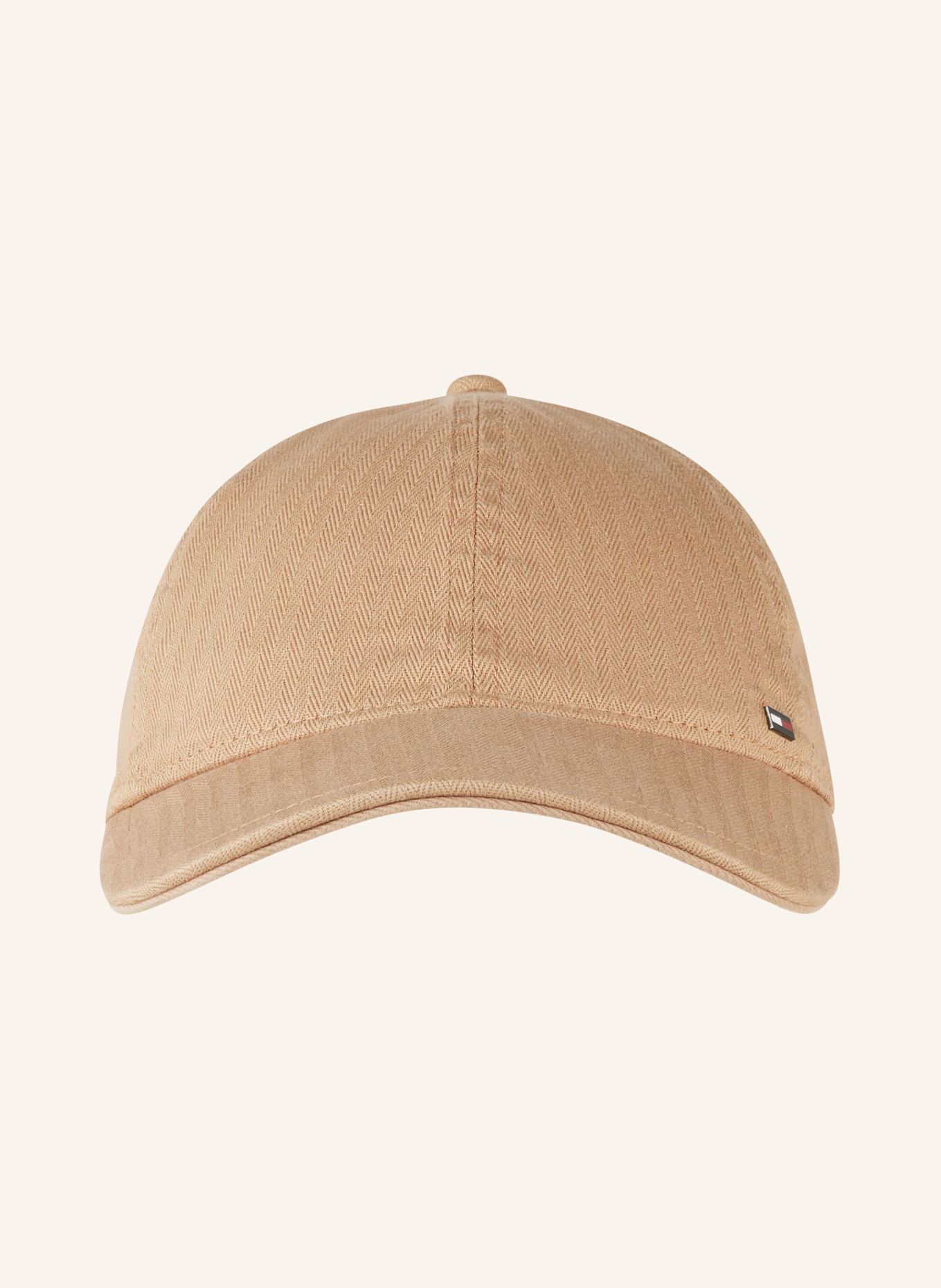 TOMMY HILFIGER Cap: HELLBRAUN