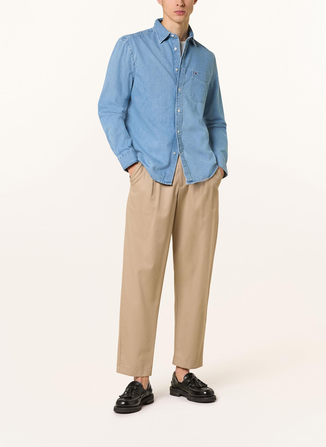 TOMMY HILFIGER Jeanshemd Regular Fit: BLAU