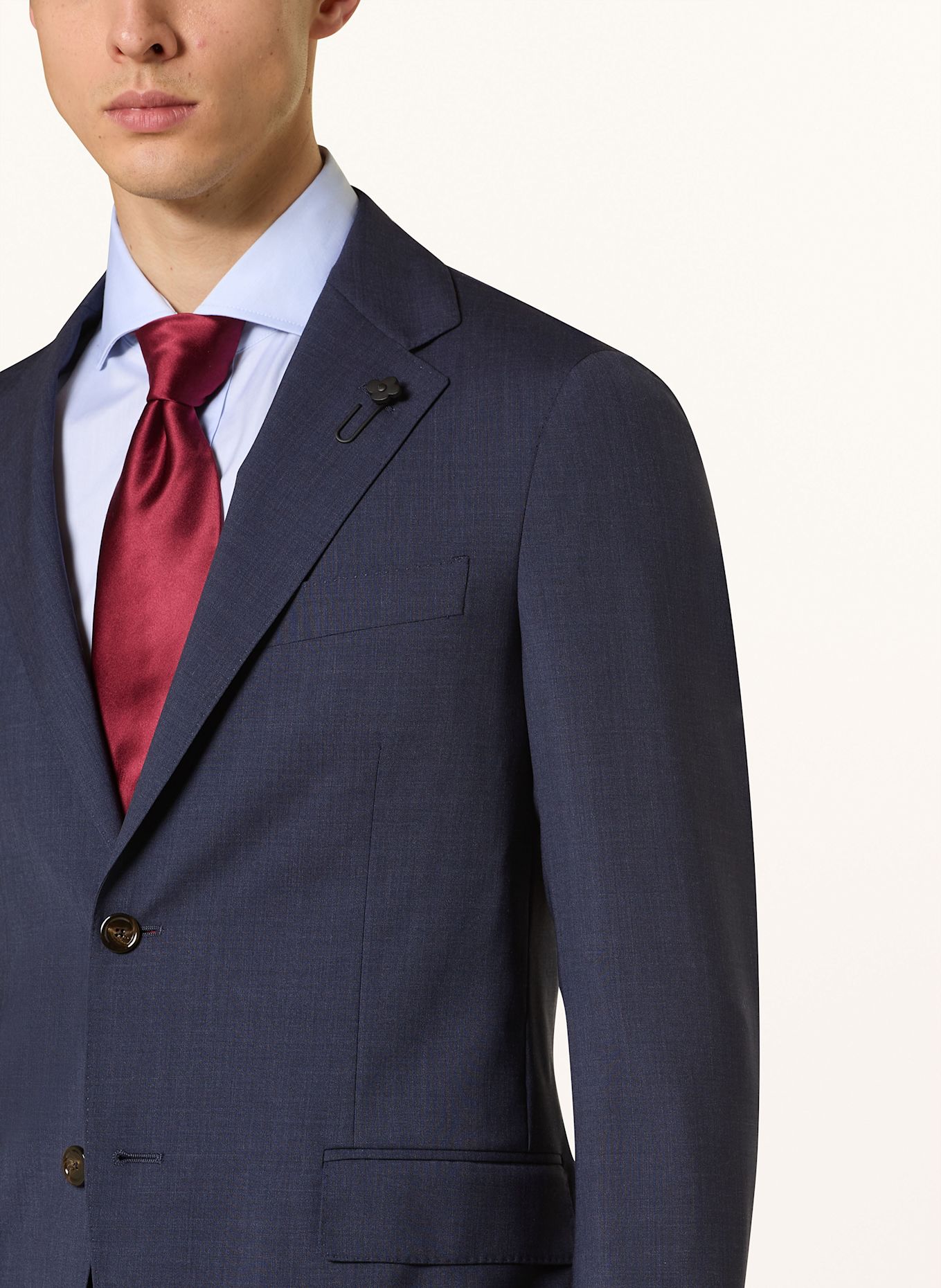 LARDINI Anzug Extra Slim Fit: 830 Mid Blue