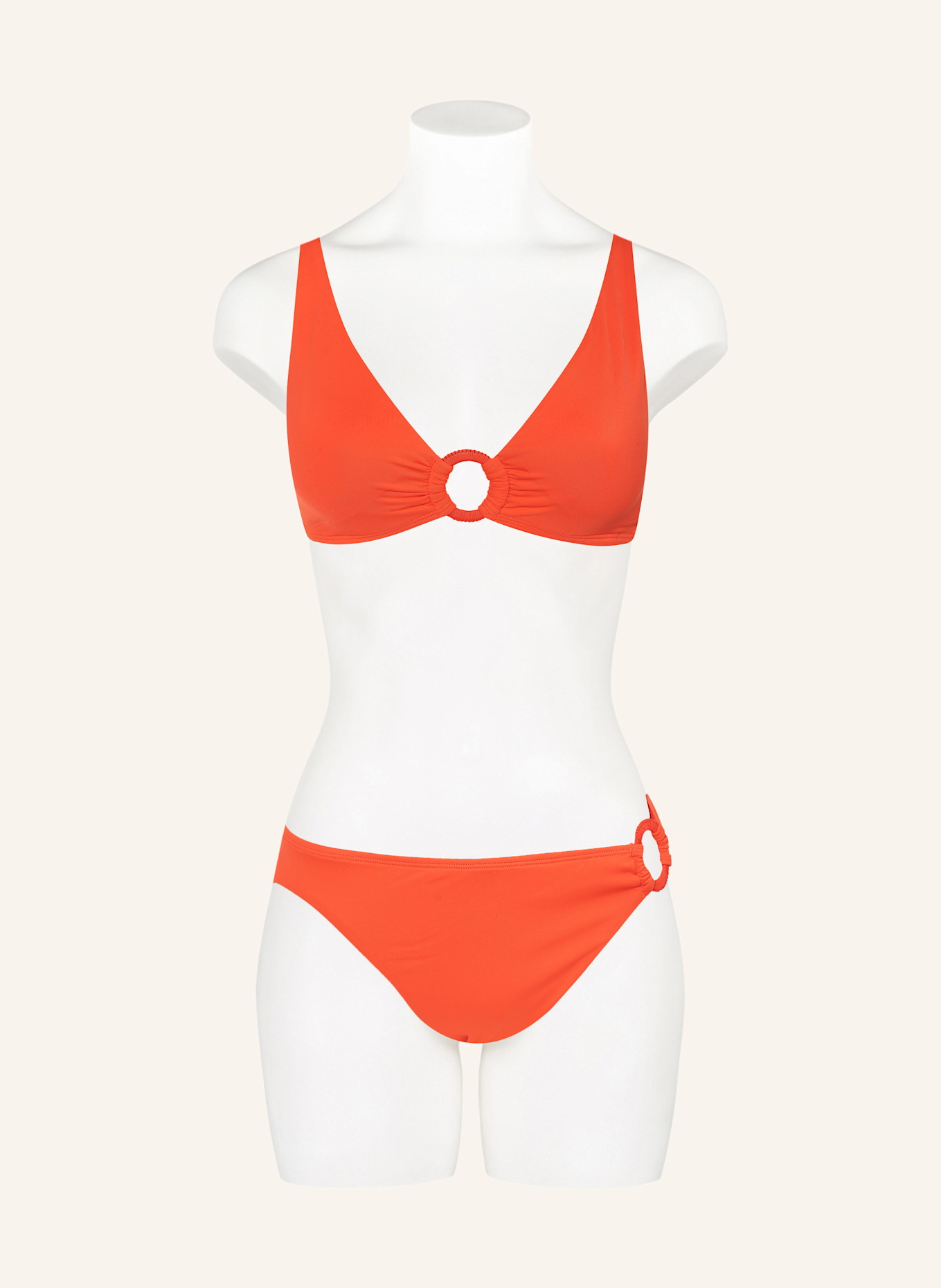 LAUREN RALPH LAUREN Bralette-Bikini-Top BEACH CLUB SOLIDS: ORANGE