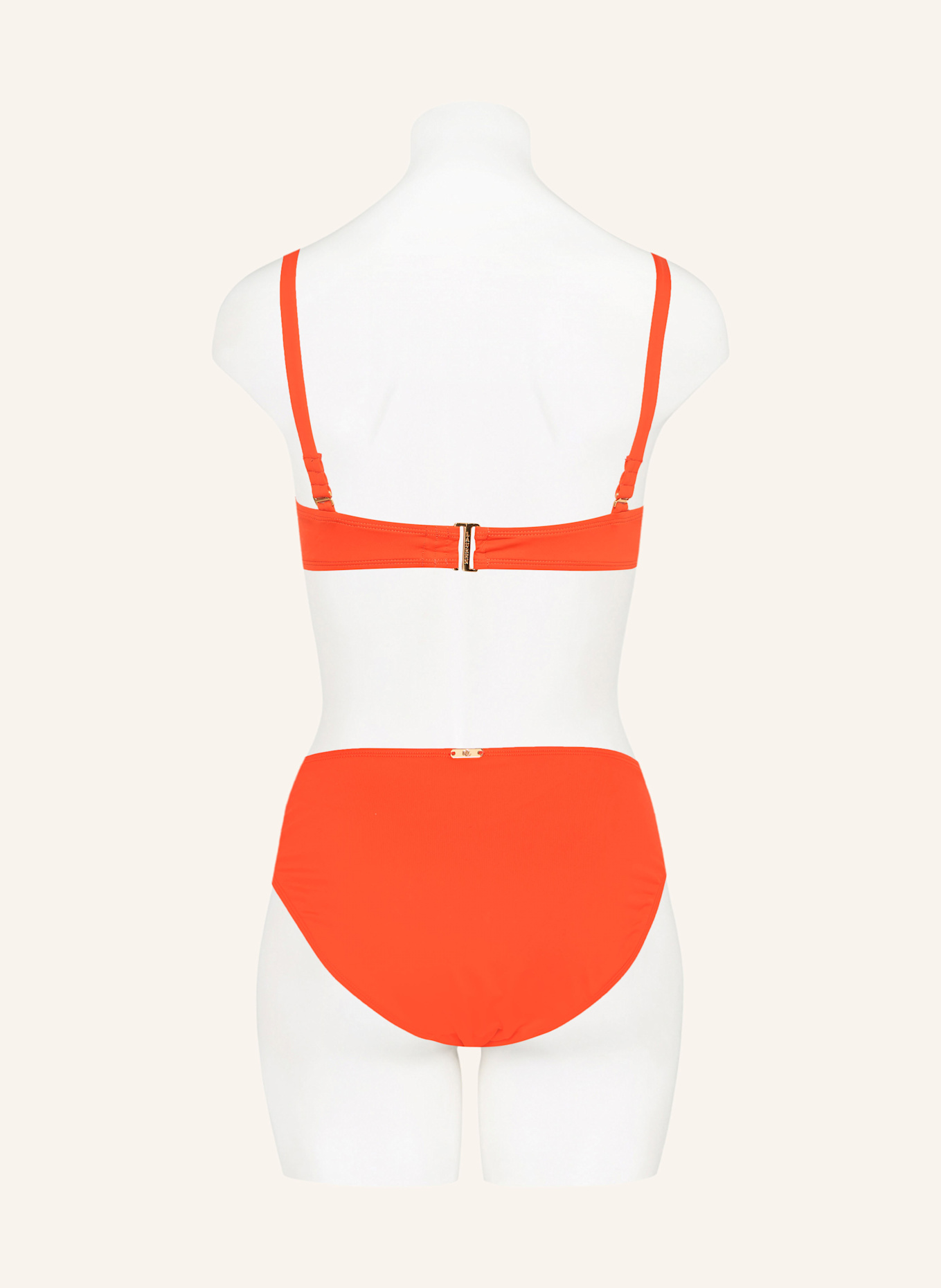 LAUREN RALPH LAUREN Bralette-Bikini-Top BEACH CLUB SOLIDS: ORANGE