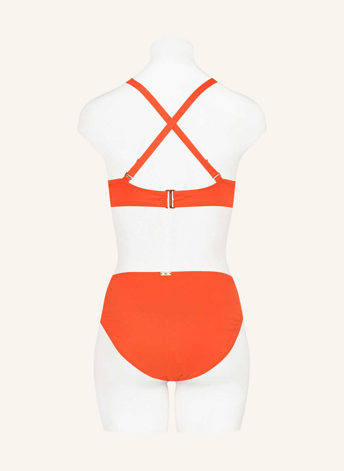 LAUREN RALPH LAUREN Bralette-Bikini-Top BEACH CLUB SOLIDS: ORANGE
