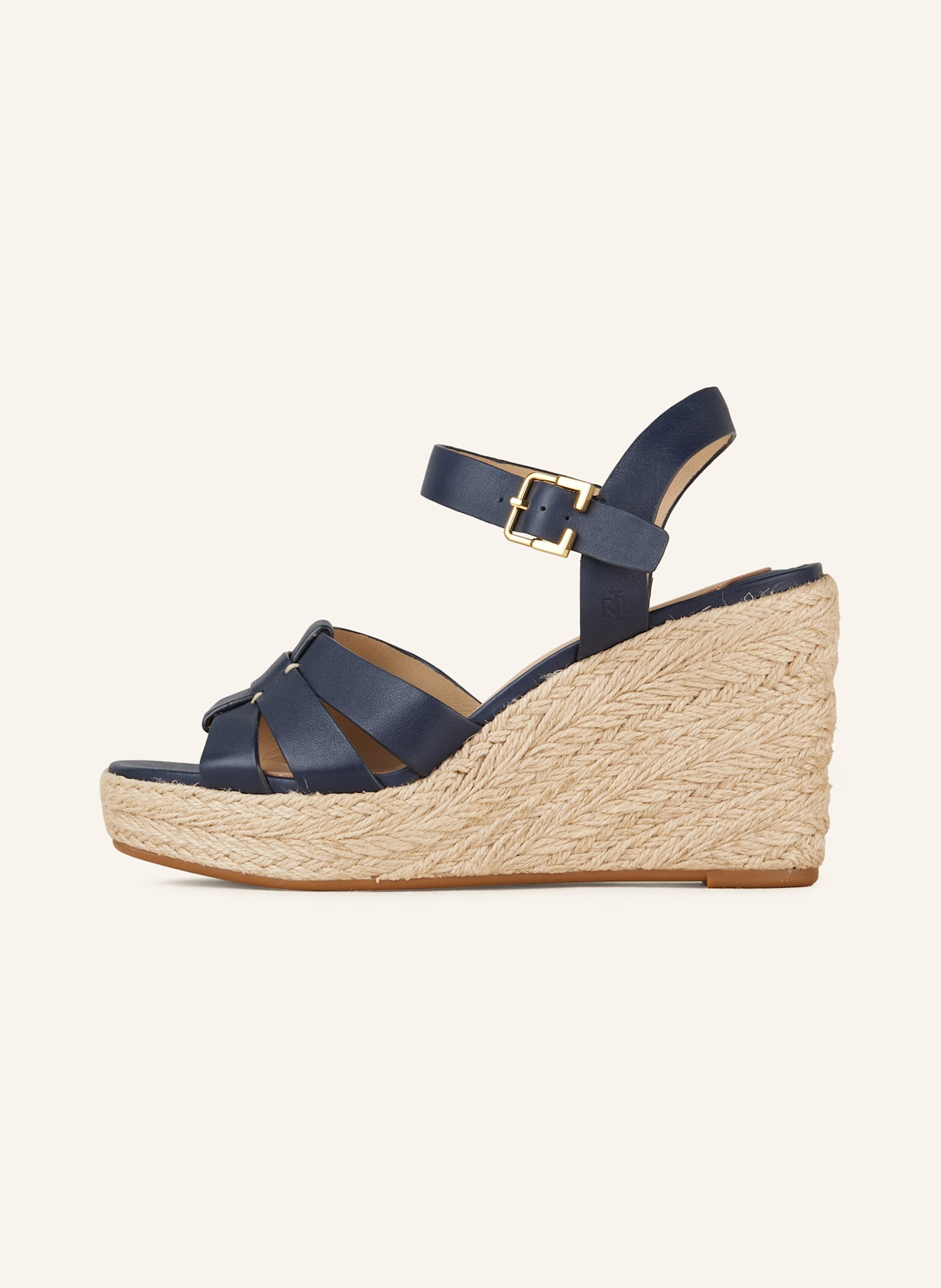 LAUREN RALPH LAUREN Wedges SOFFIA: DUNKELBLAU