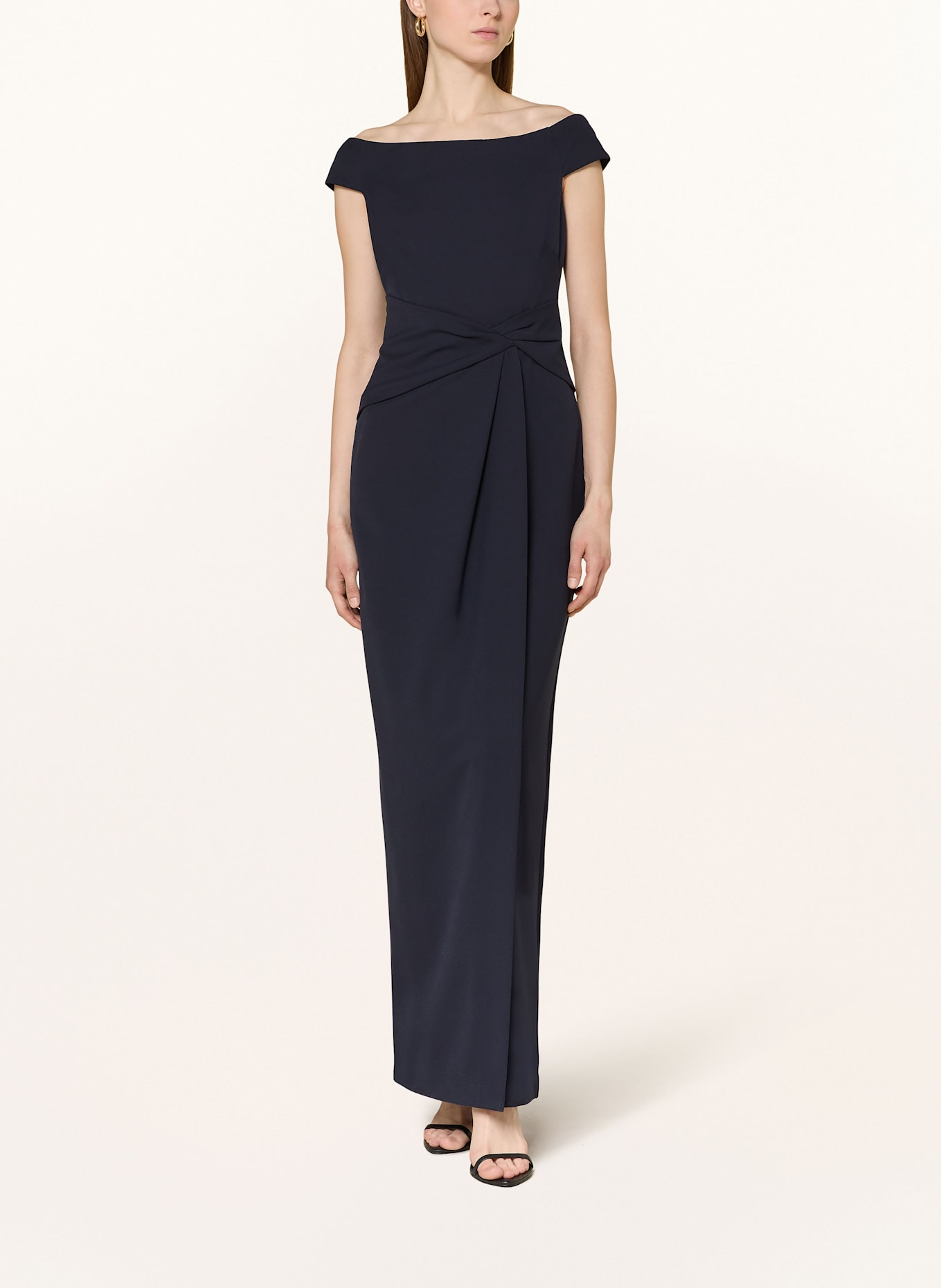 LAUREN RALPH LAUREN Rochie de seară SARAN: ALBASTRU ÎNCHIS
