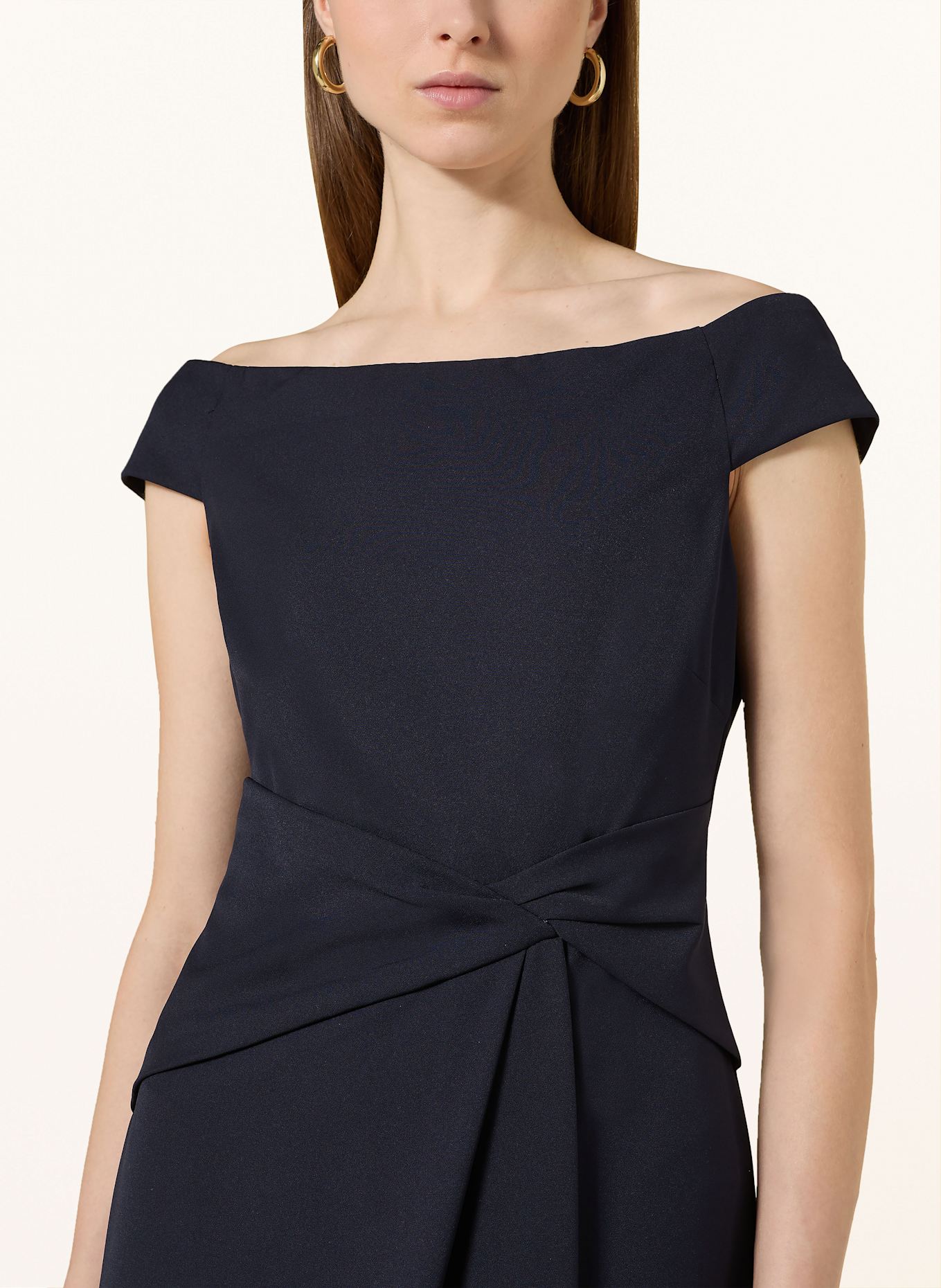 LAUREN RALPH LAUREN Rochie de seară SARAN: ALBASTRU ÎNCHIS
