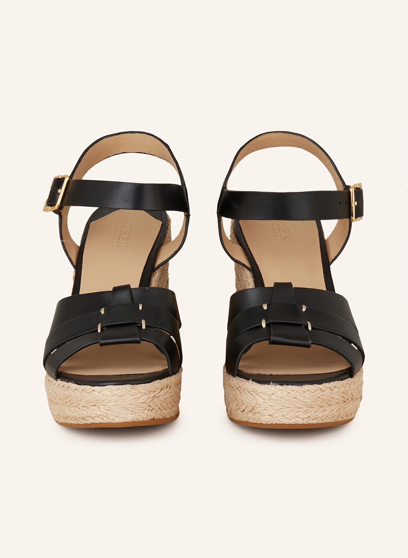 LAUREN RALPH LAUREN Platform wedges SOFFIA in black