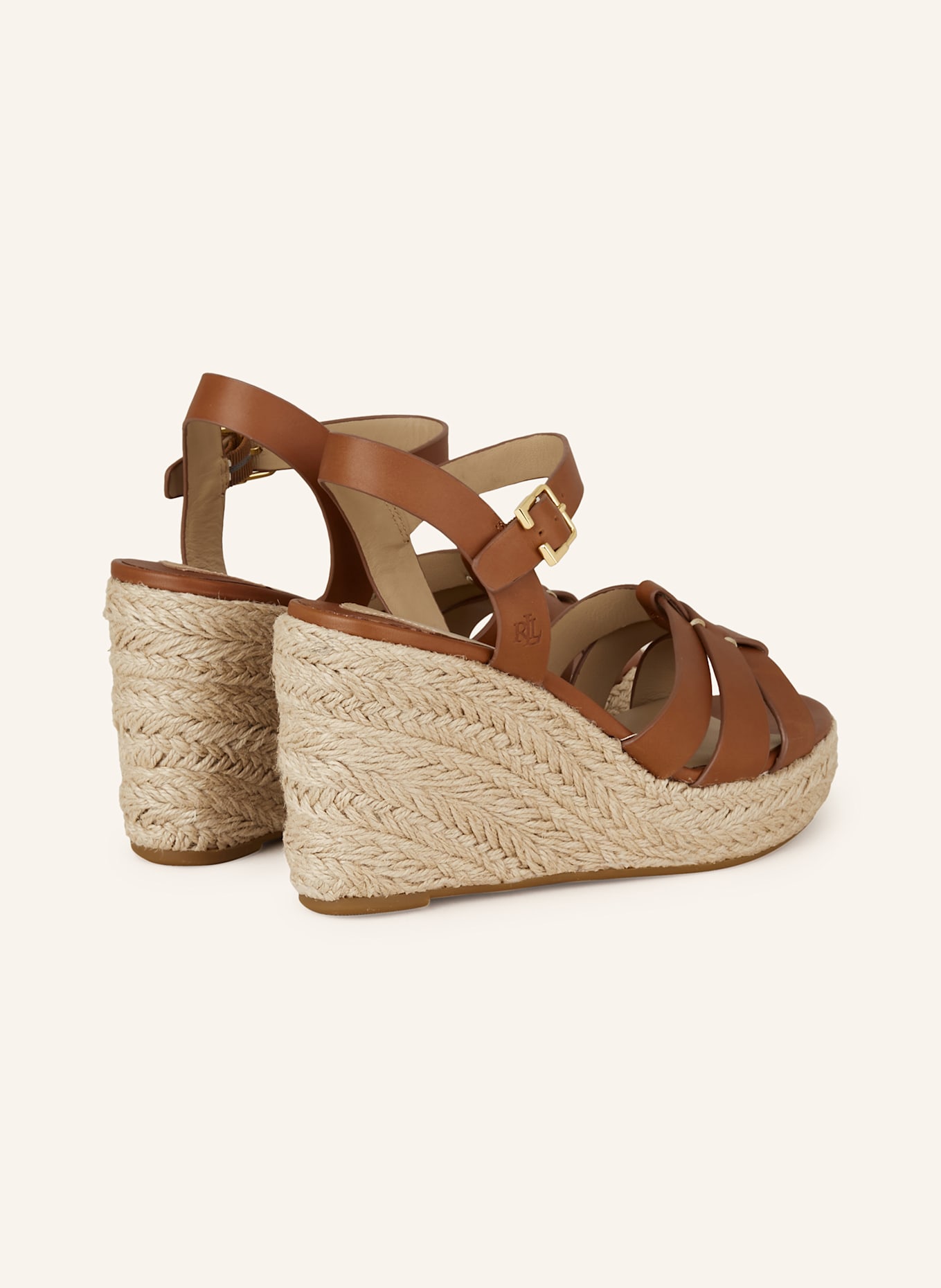 LAUREN RALPH LAUREN Plateau-Wedges SOFFIA: BRAUN