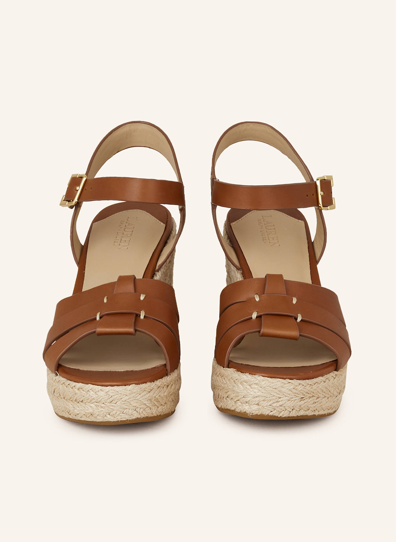 LAUREN RALPH LAUREN Plateau-Wedges SOFFIA: BRAUN