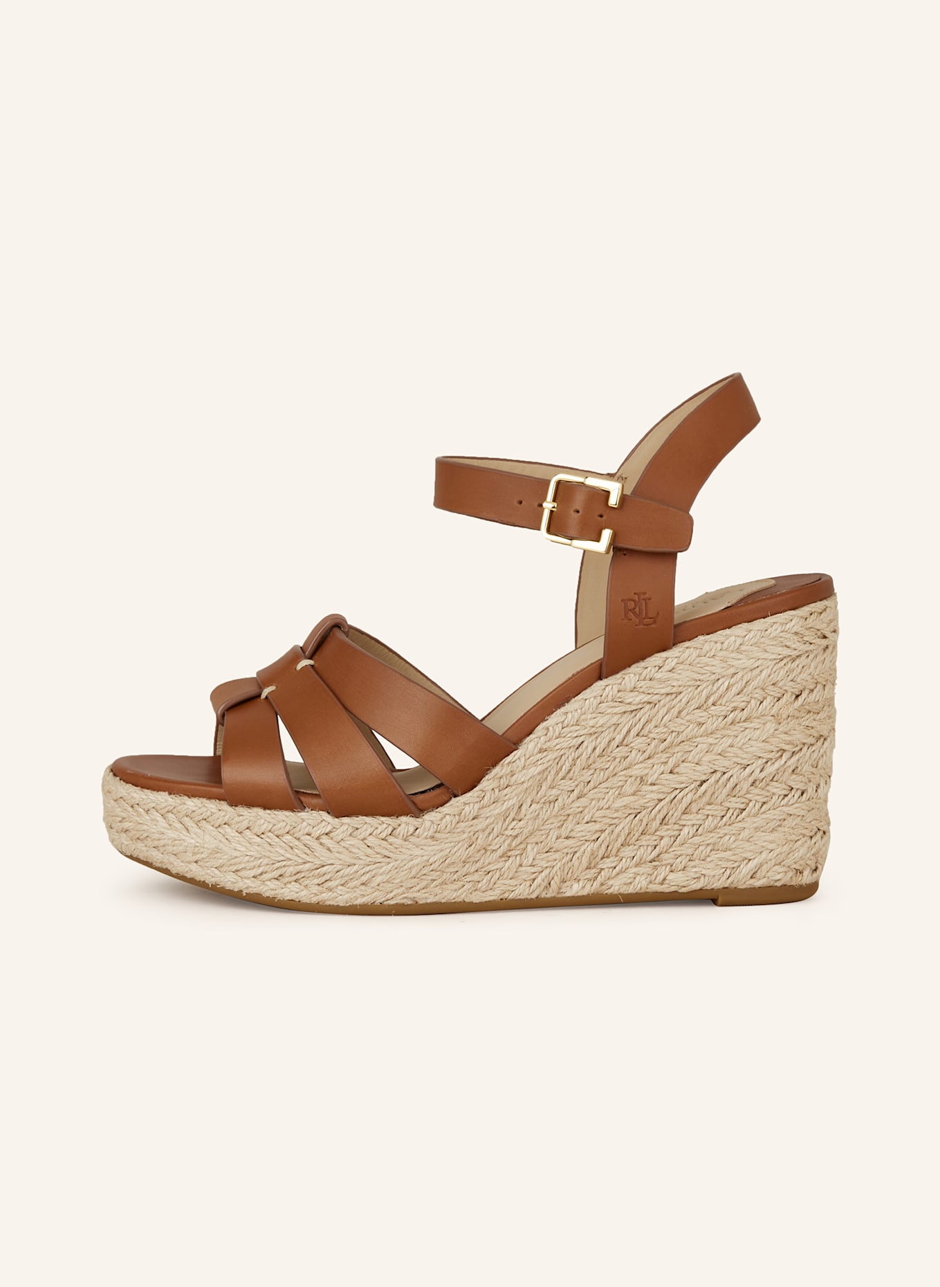 LAUREN RALPH LAUREN Plateau-Wedges SOFFIA: BRAUN