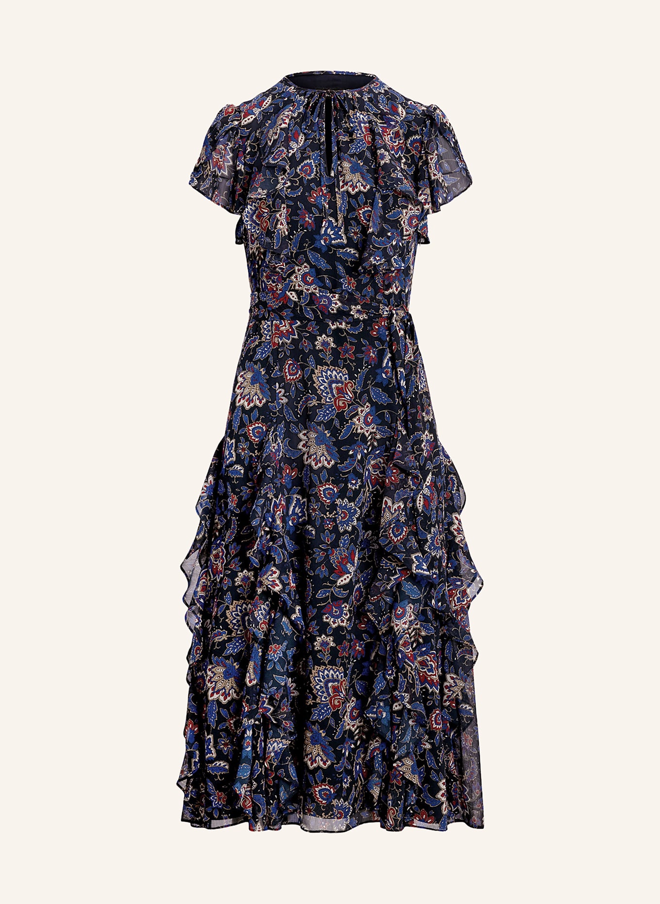 LAUREN RALPH LAUREN Šaty s volánky: Dolce &amp Gabbana