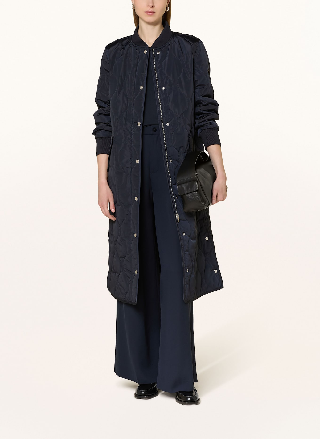 LAUREN RALPH LAUREN Quilted coat: DARK BLUE