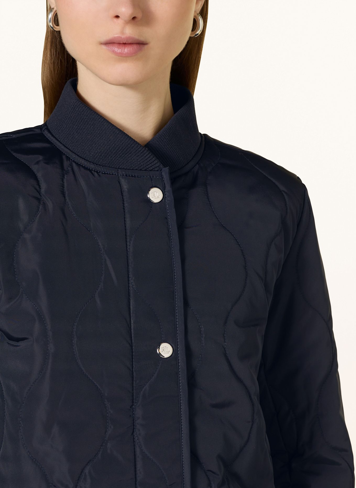 LAUREN RALPH LAUREN Quilted coat: DARK BLUE