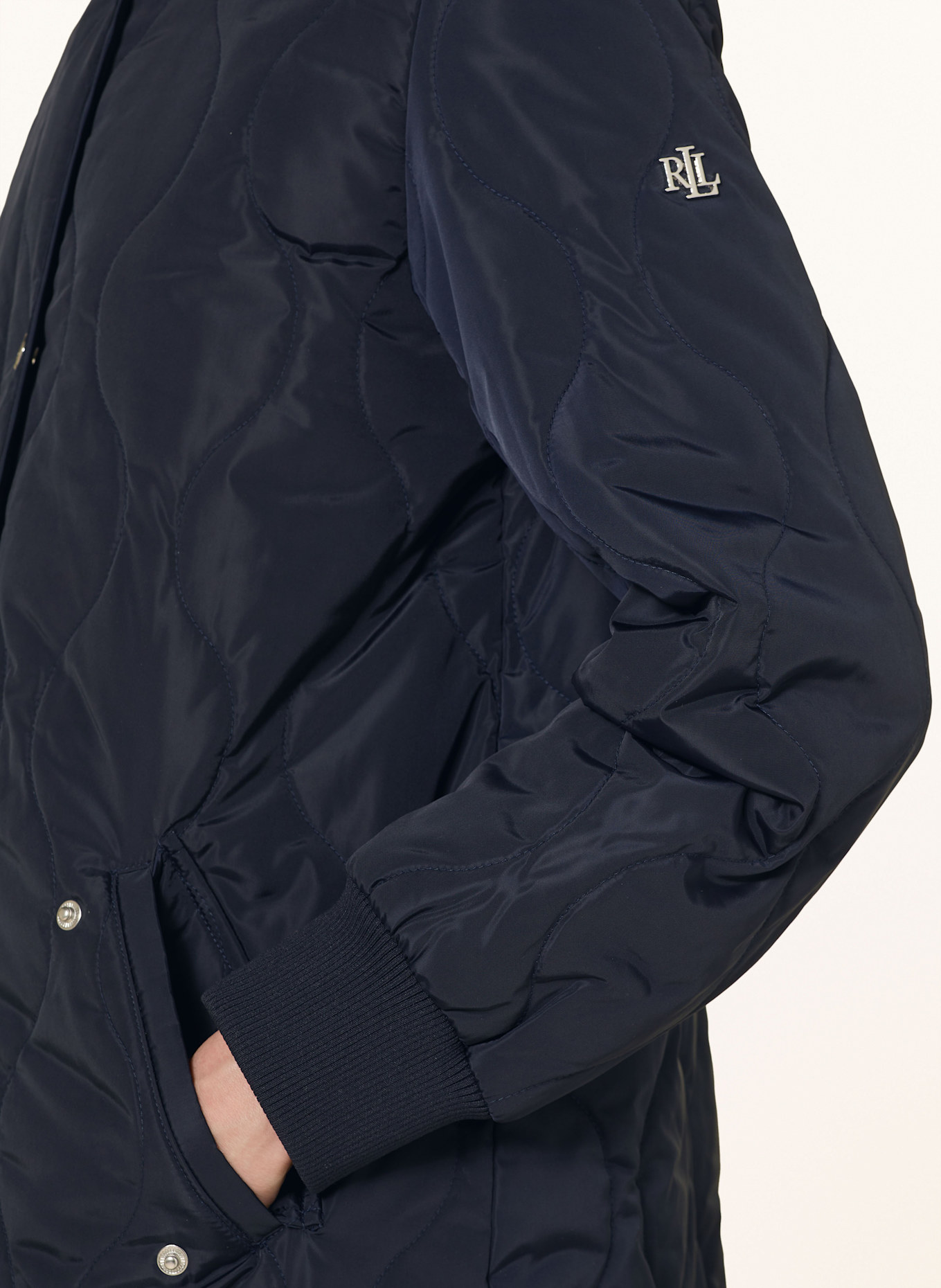LAUREN RALPH LAUREN Quilted coat: DARK BLUE