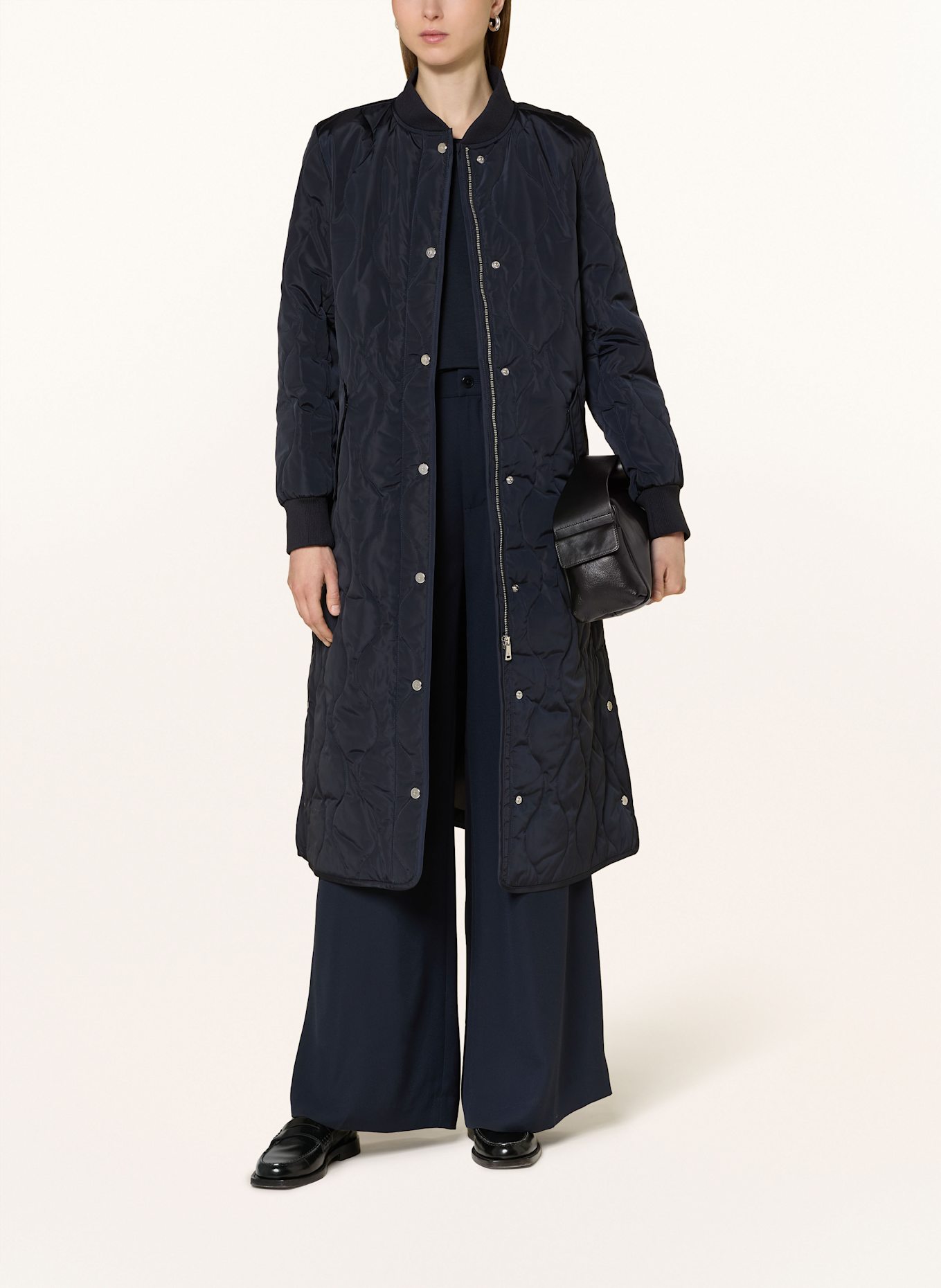 LAUREN RALPH LAUREN Quilted coat: DARK BLUE