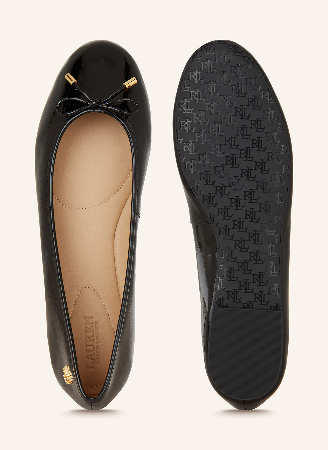 LAUREN RALPH LAUREN Ballet flats JAYNA: BLACK