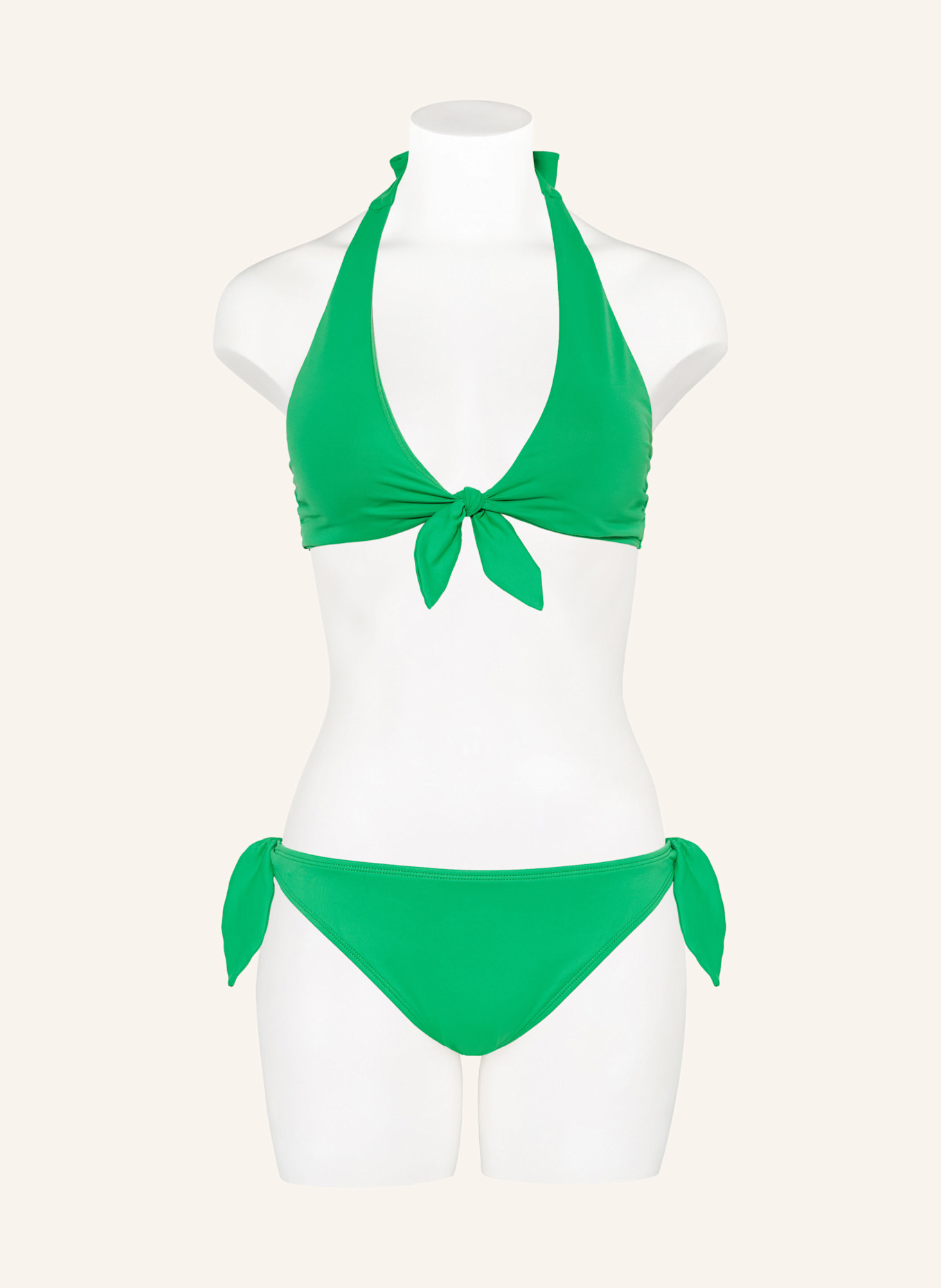 LAUREN RALPH LAUREN Neckholder-Bikini-Top BEACH CLUB SOLIDS: GRÜN