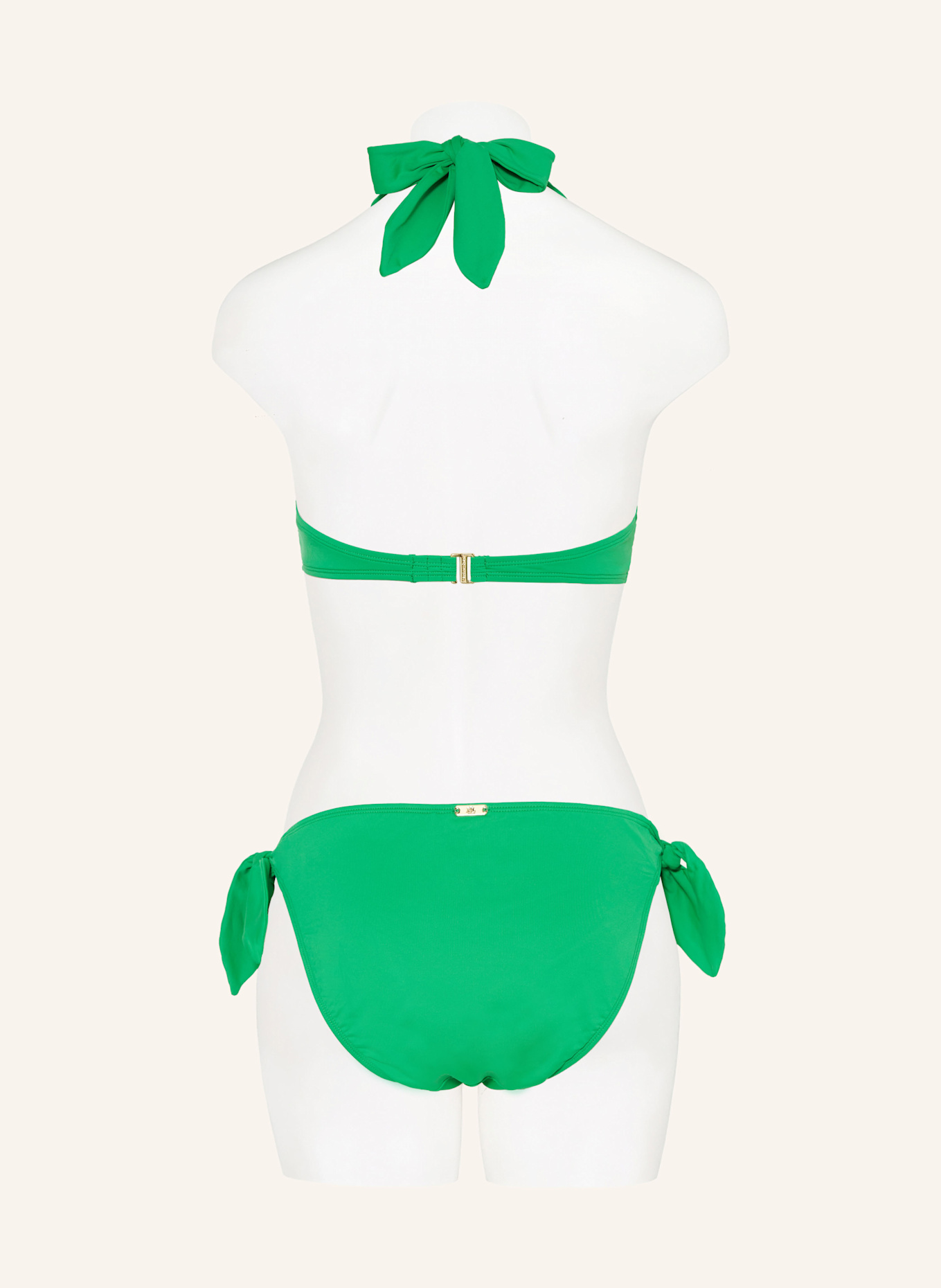 LAUREN RALPH LAUREN Neckholder-Bikini-Top BEACH CLUB SOLIDS: GRÜN