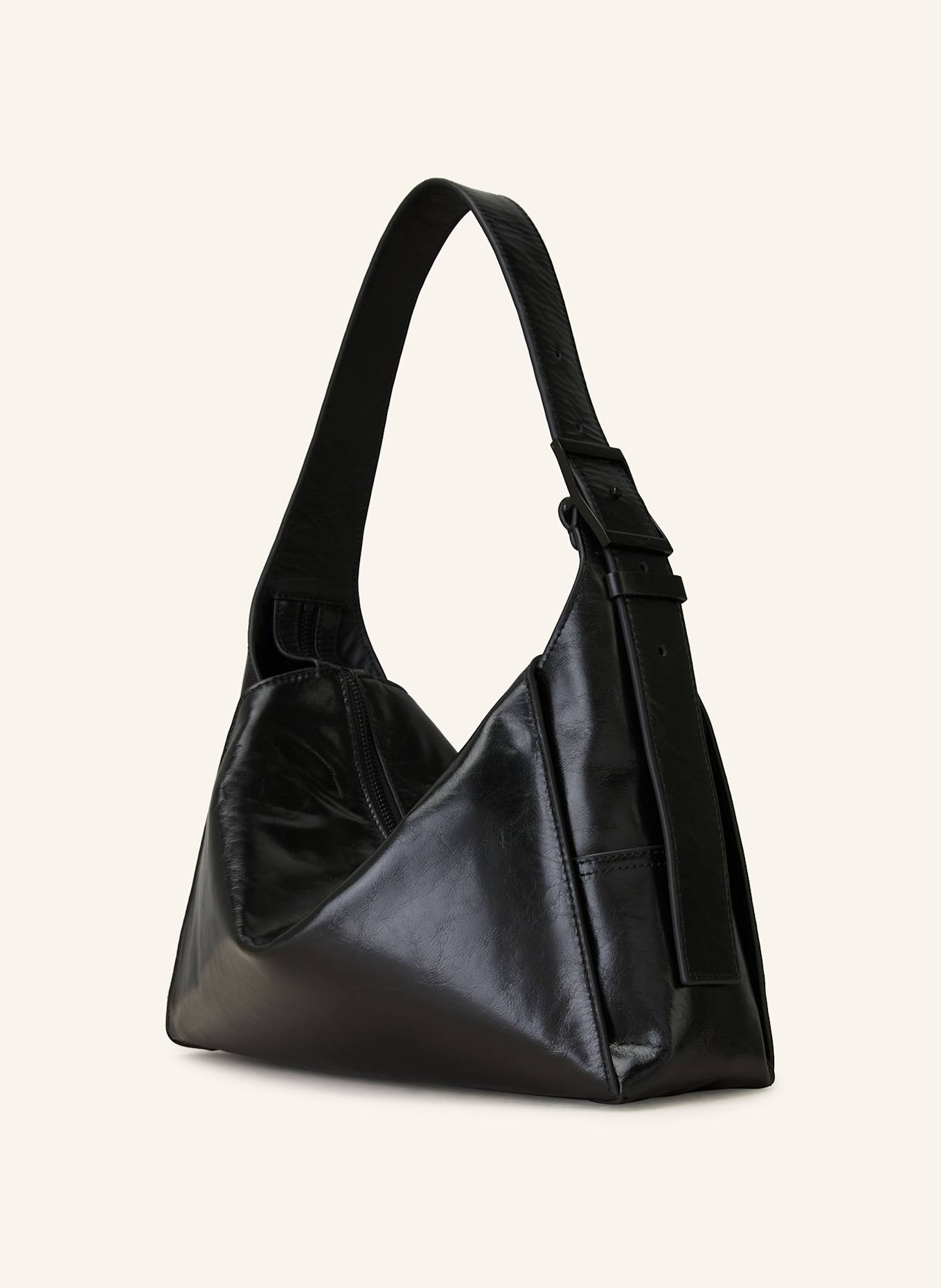 LIEBESKIND Hobo bag LOU MEDIUM: BLACK