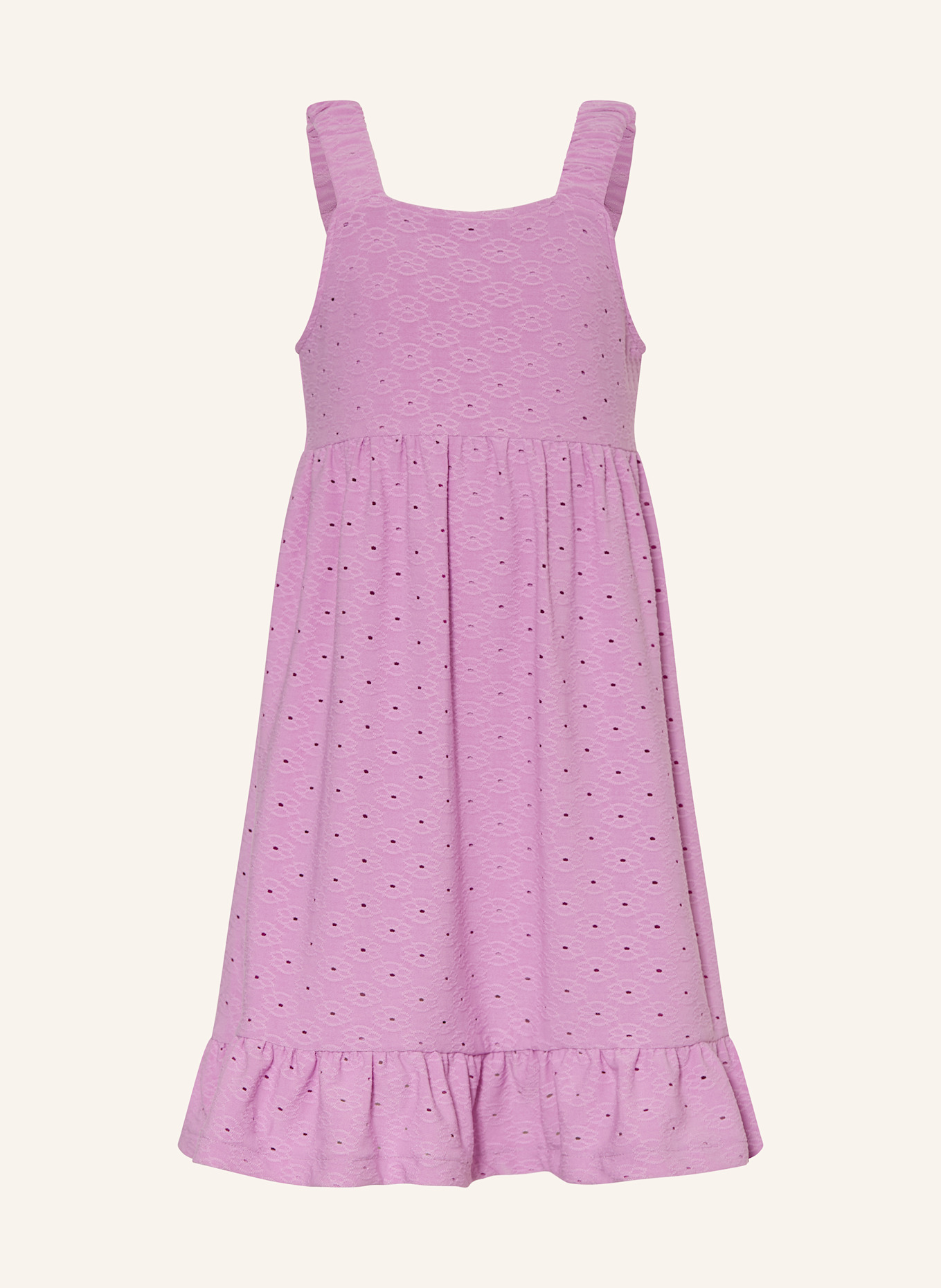 GARCIA Kleid mit Lochspitze: HELLLILA