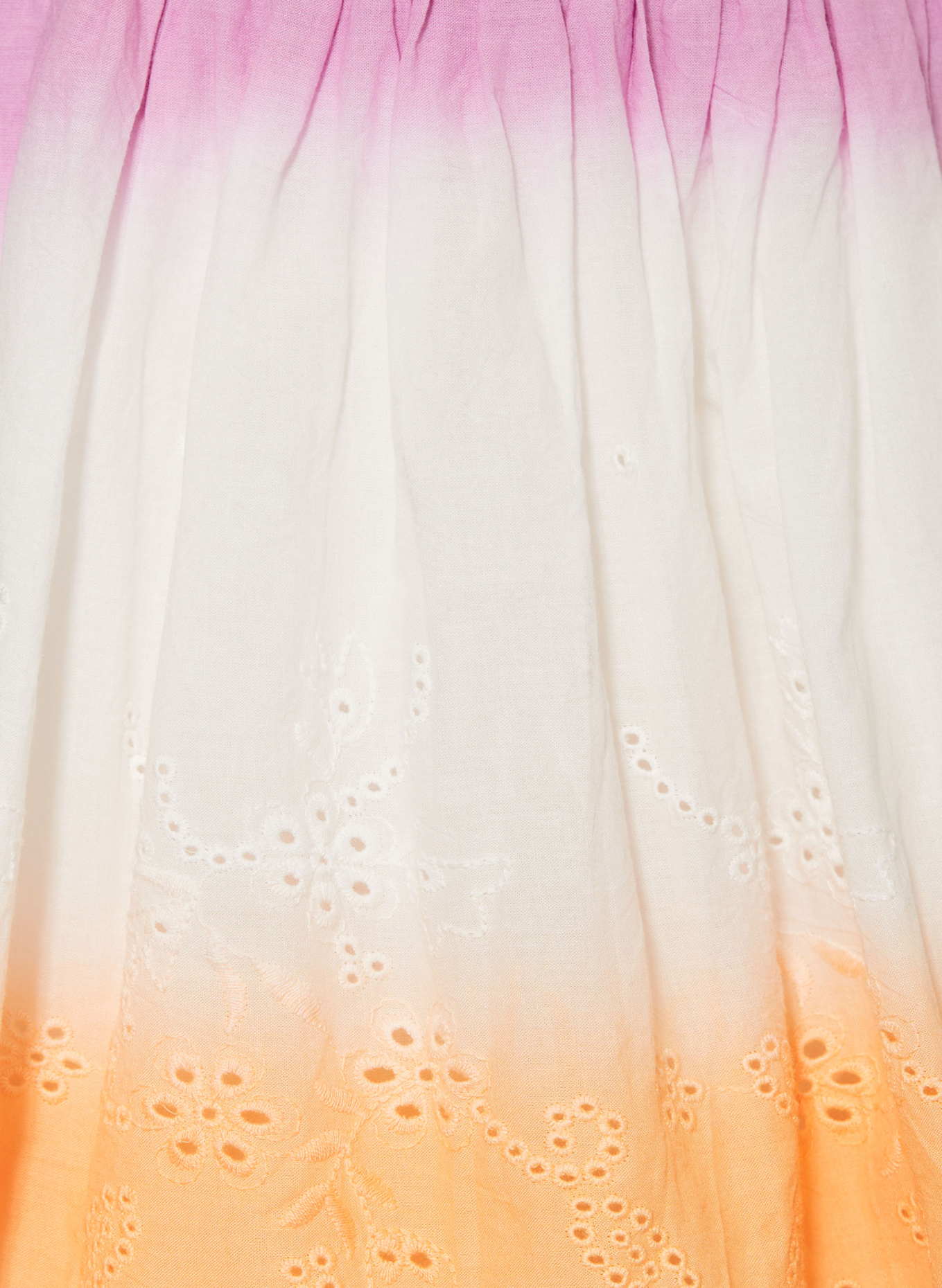 GARCIA Rock mit Lochspitze: WEISS / ORANGE / HELLLILA