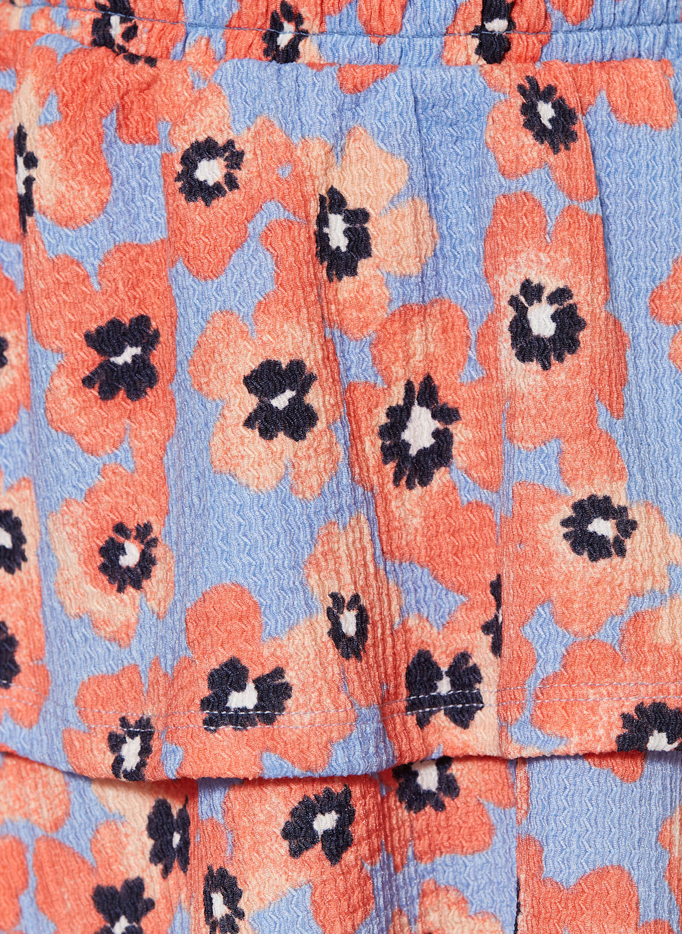 GARCIA Sukně: TMAVĚ MODRÁ / TMAVĚ ORANŽOVÁ / ČERNÁ